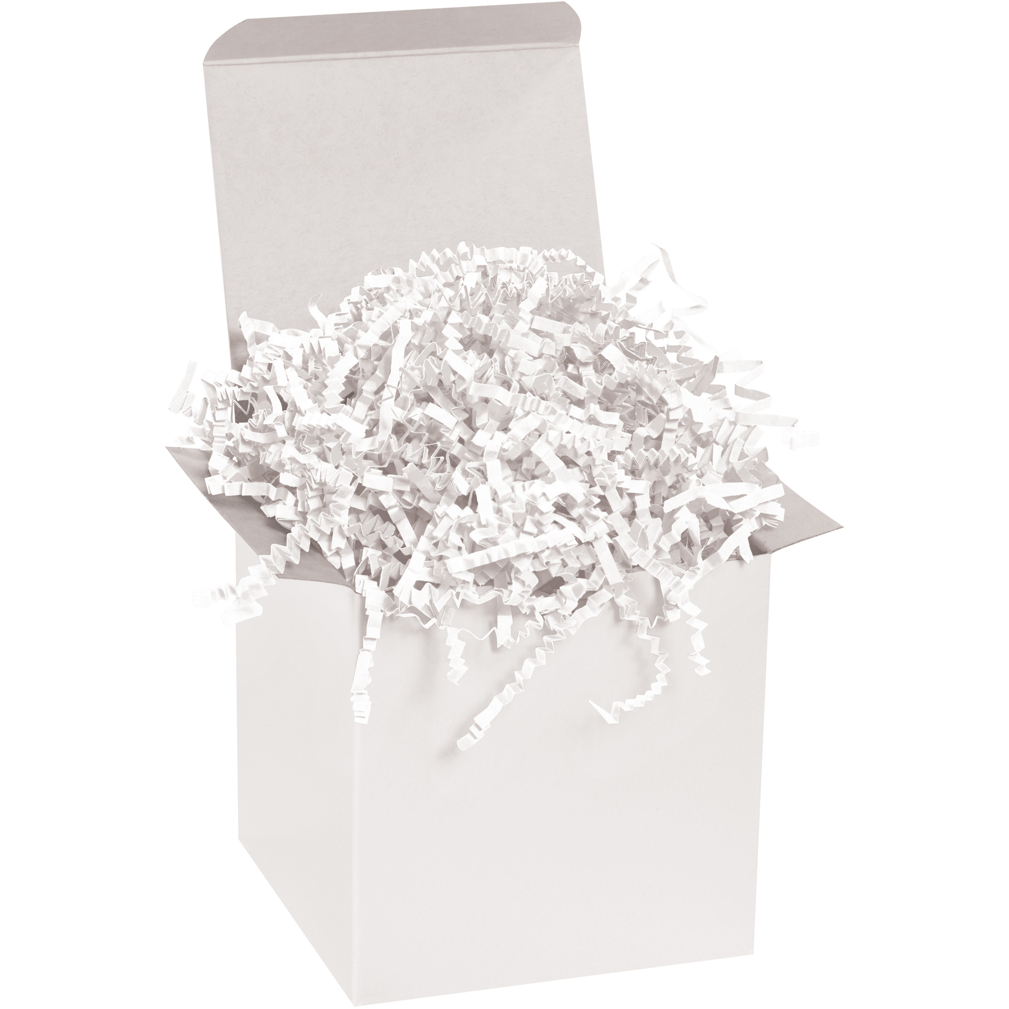 Crinkle Paper, 40 lb., White, 1/Case