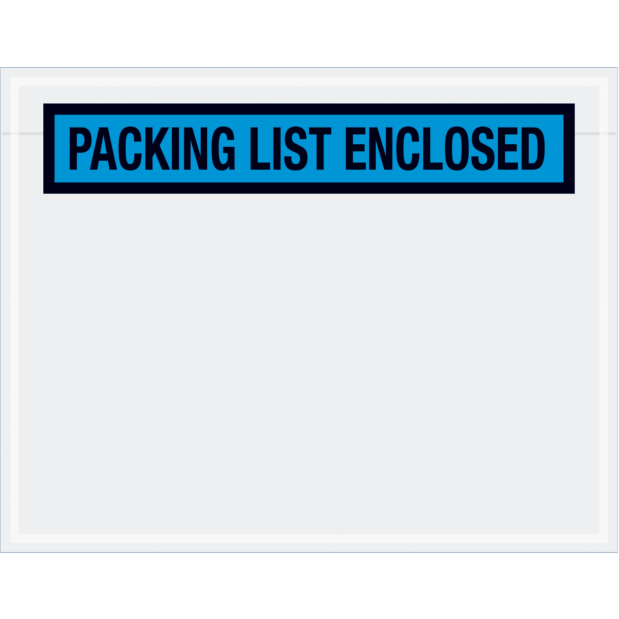 Tape Logic® "Packing List Enclosed" Envelopes, 7" x 5 1/2", Blue, 1000/Case