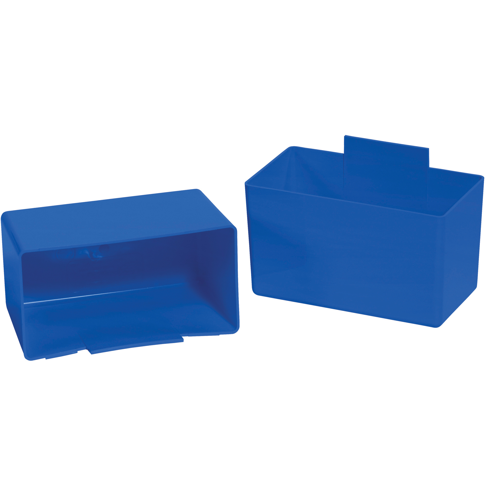 Shelf Bin Cups, 5 1/8" x 2 3/4" x 3", Blue, 48/Case