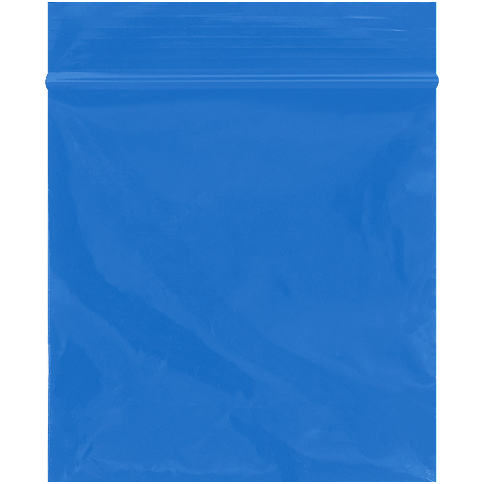 Reclosable 2 Mil Poly Bags, 3" x 3", Blue, 1000/Case