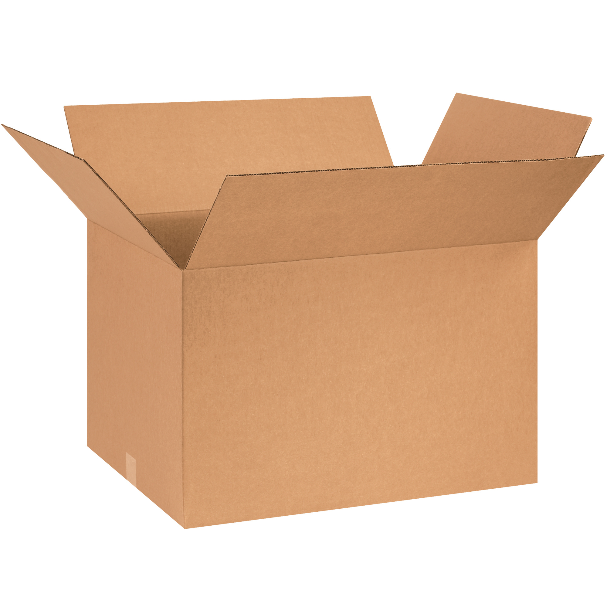 Corrugated Boxes, 26" x 18" x 16", Kraft, 10/Bundle; 120/Skid
