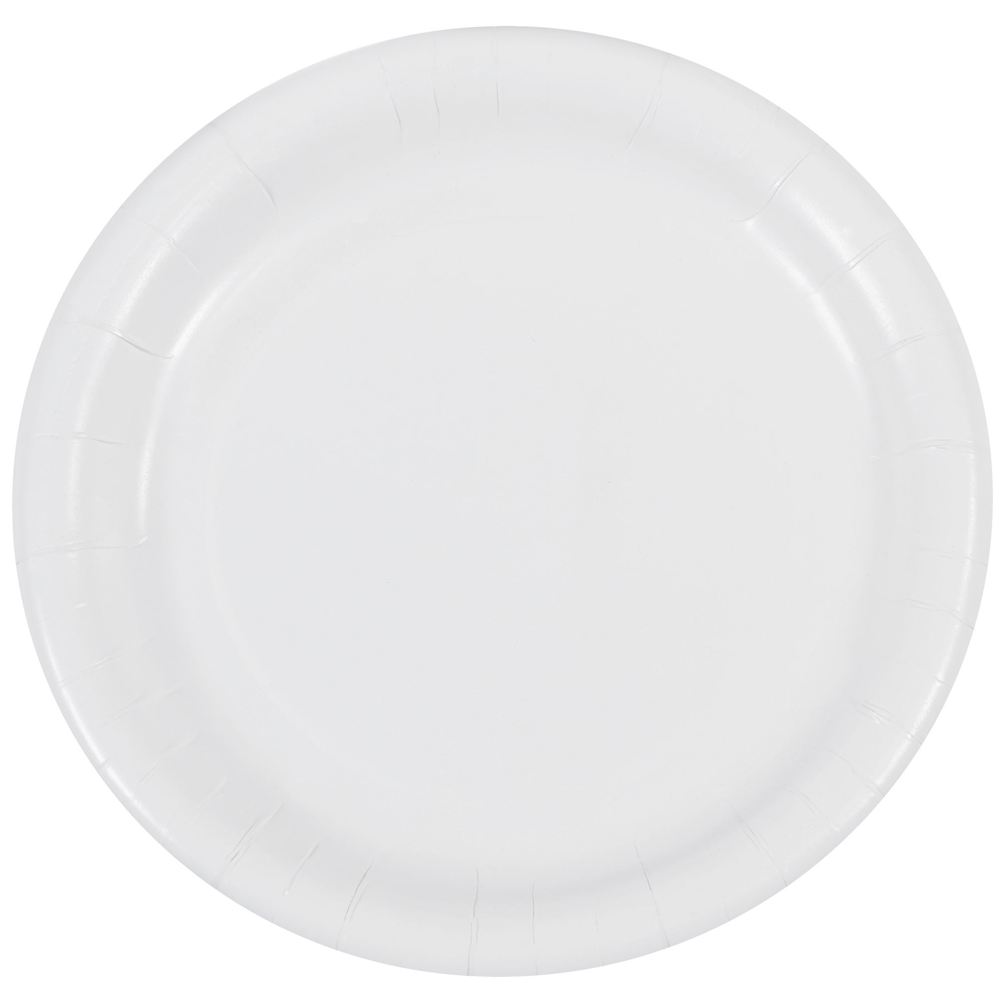 Paper Plates, 7" Medium-Duty, White, 200/Case