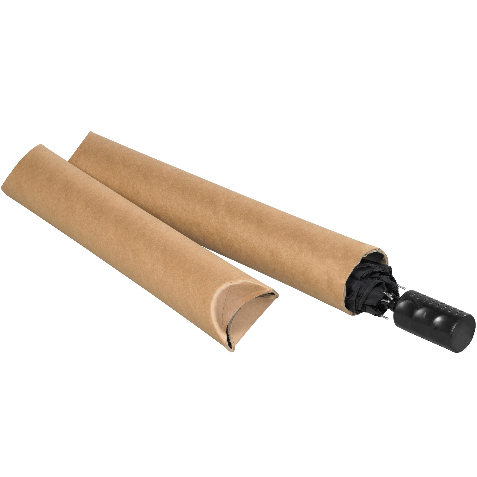 Crimped End Mailing Tubes, 2-1/2" x 18", Kraft, 30/Case