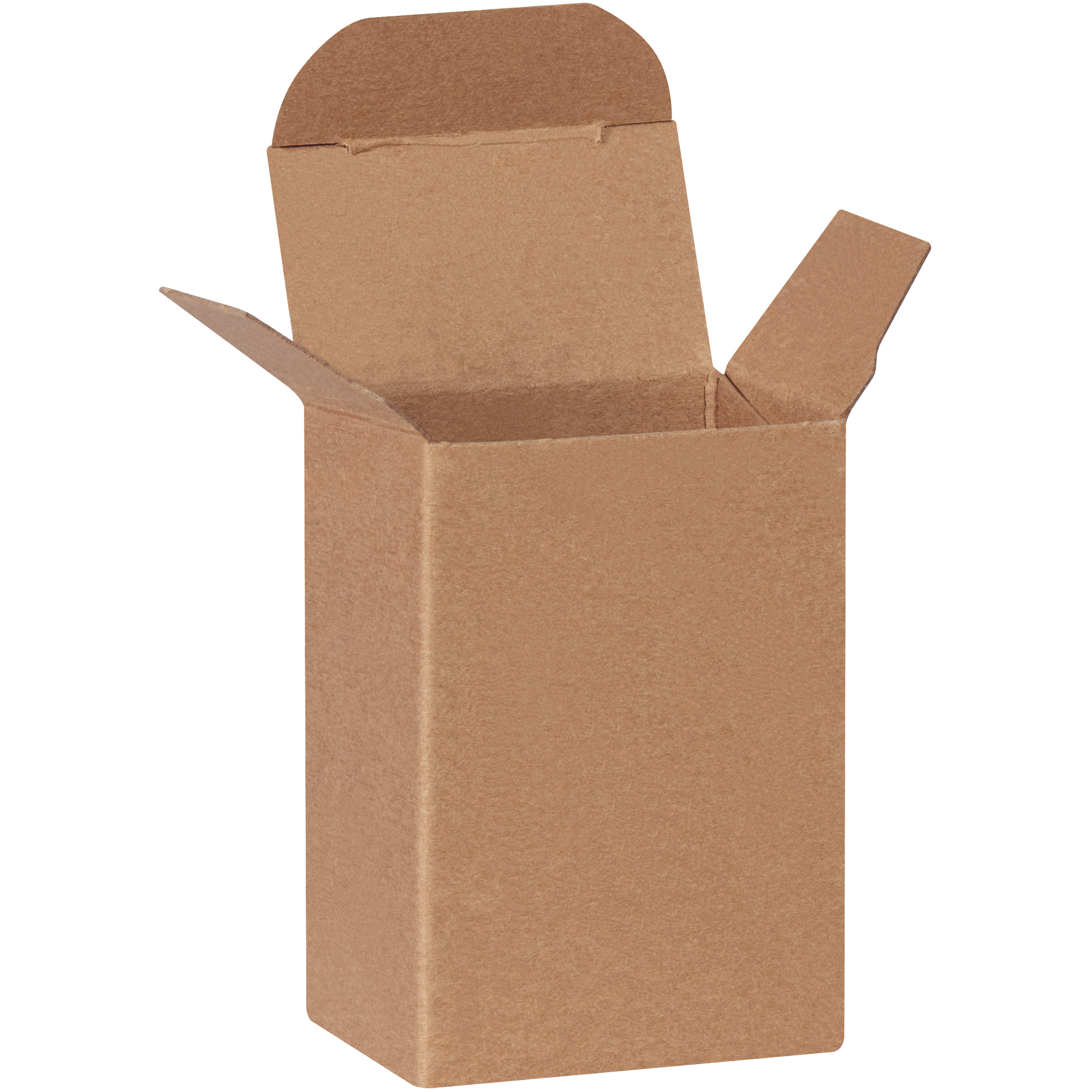 Reverse Tuck Folding Cartons, 2" x 1 1/4" x 3", Kraft, 1000/Case