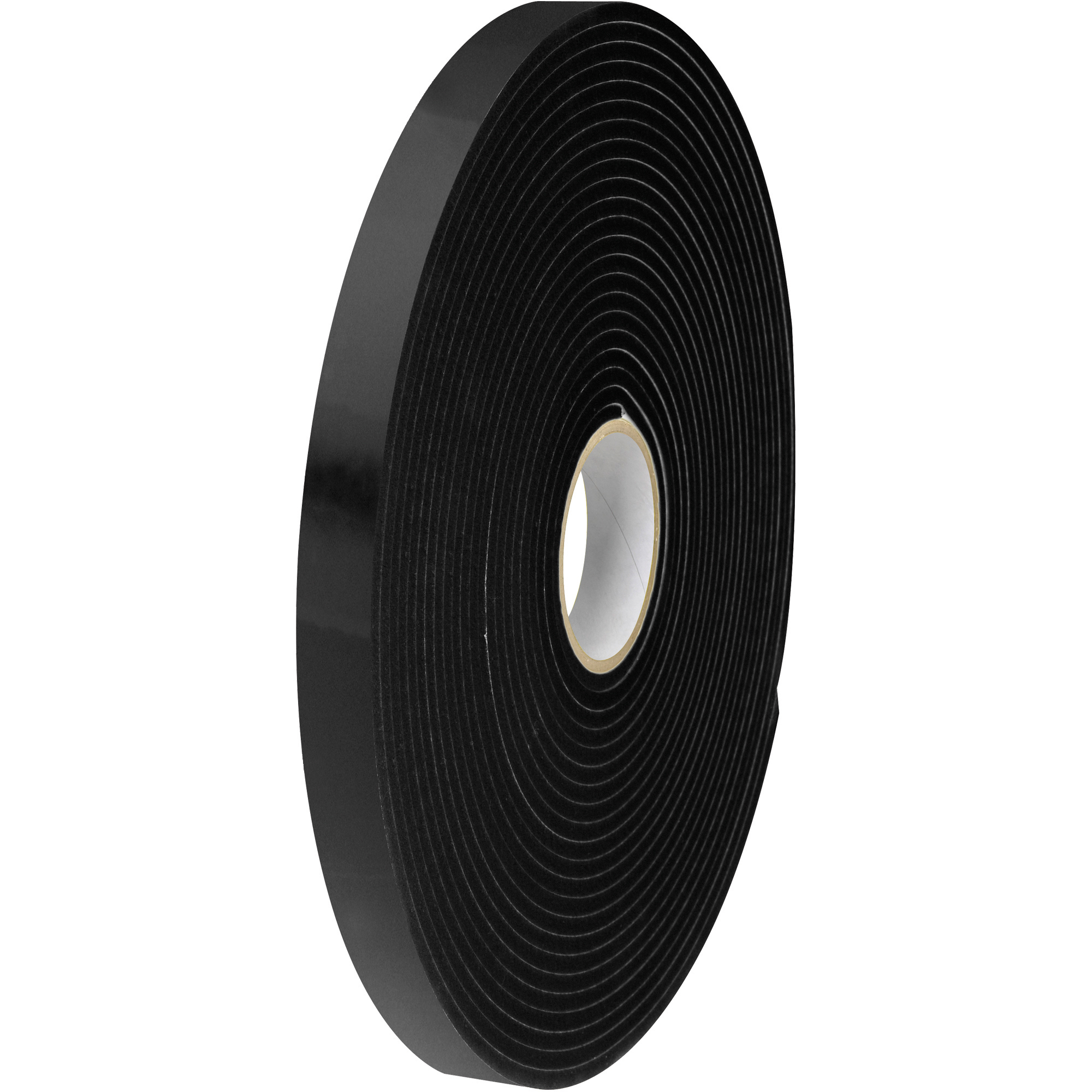 Tape Logic® Double Sided Foam Tape, 1/16", 1/2" x 36 yds., Black, 2/Case