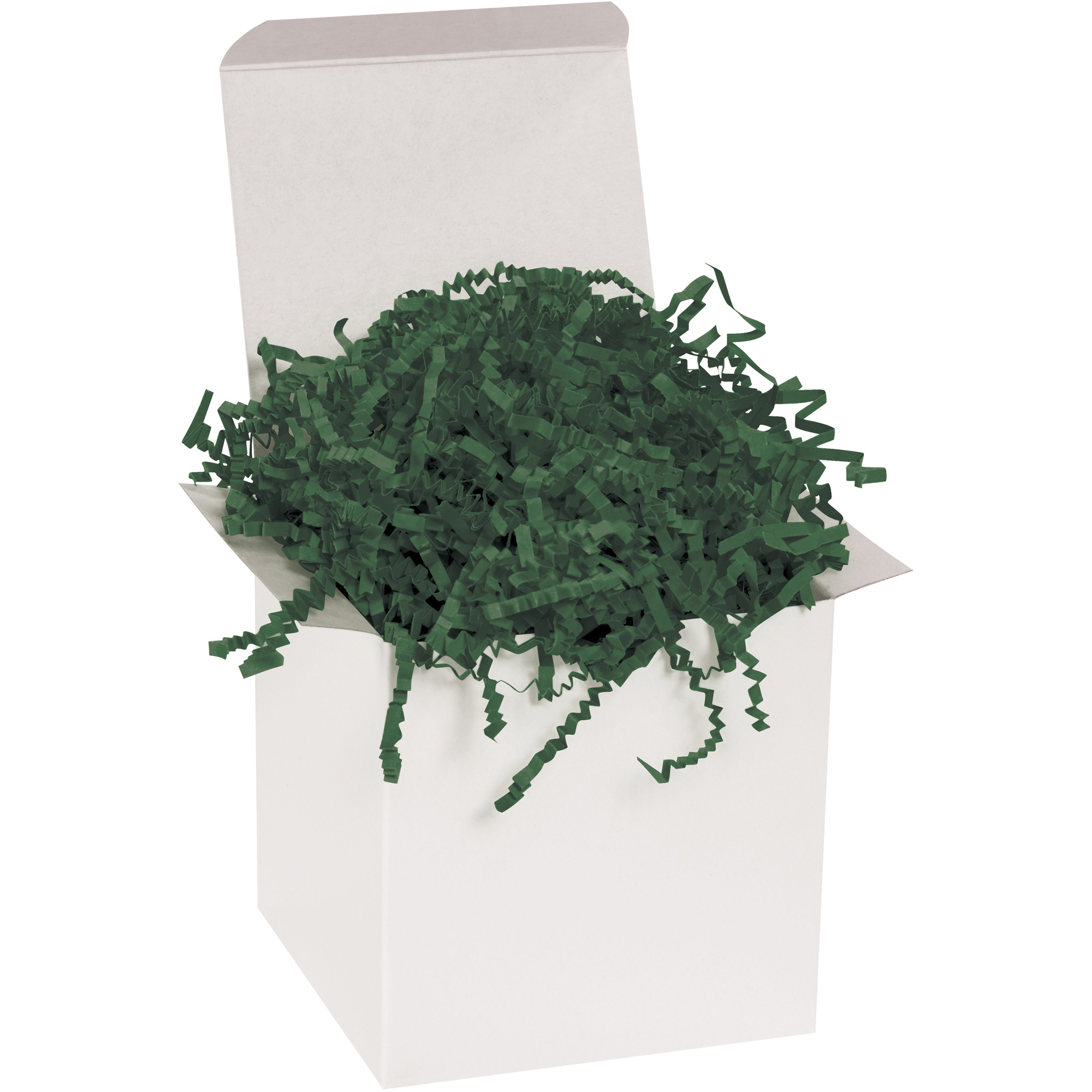 Crinkle Paper, 10 lb., Forest Green, 1/Case