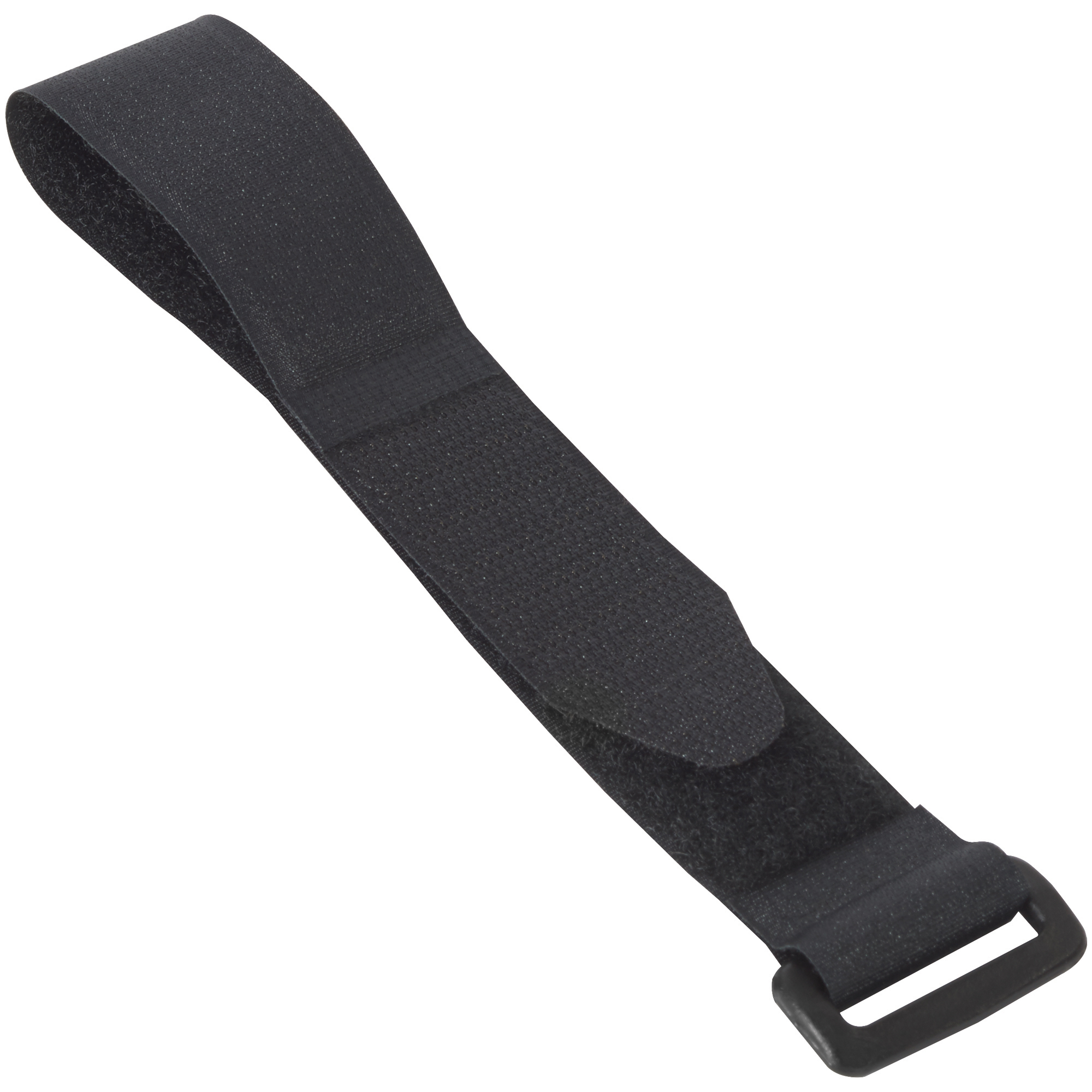 Velcro® Cinch Straps, 1" x 12", Black, 25/Case