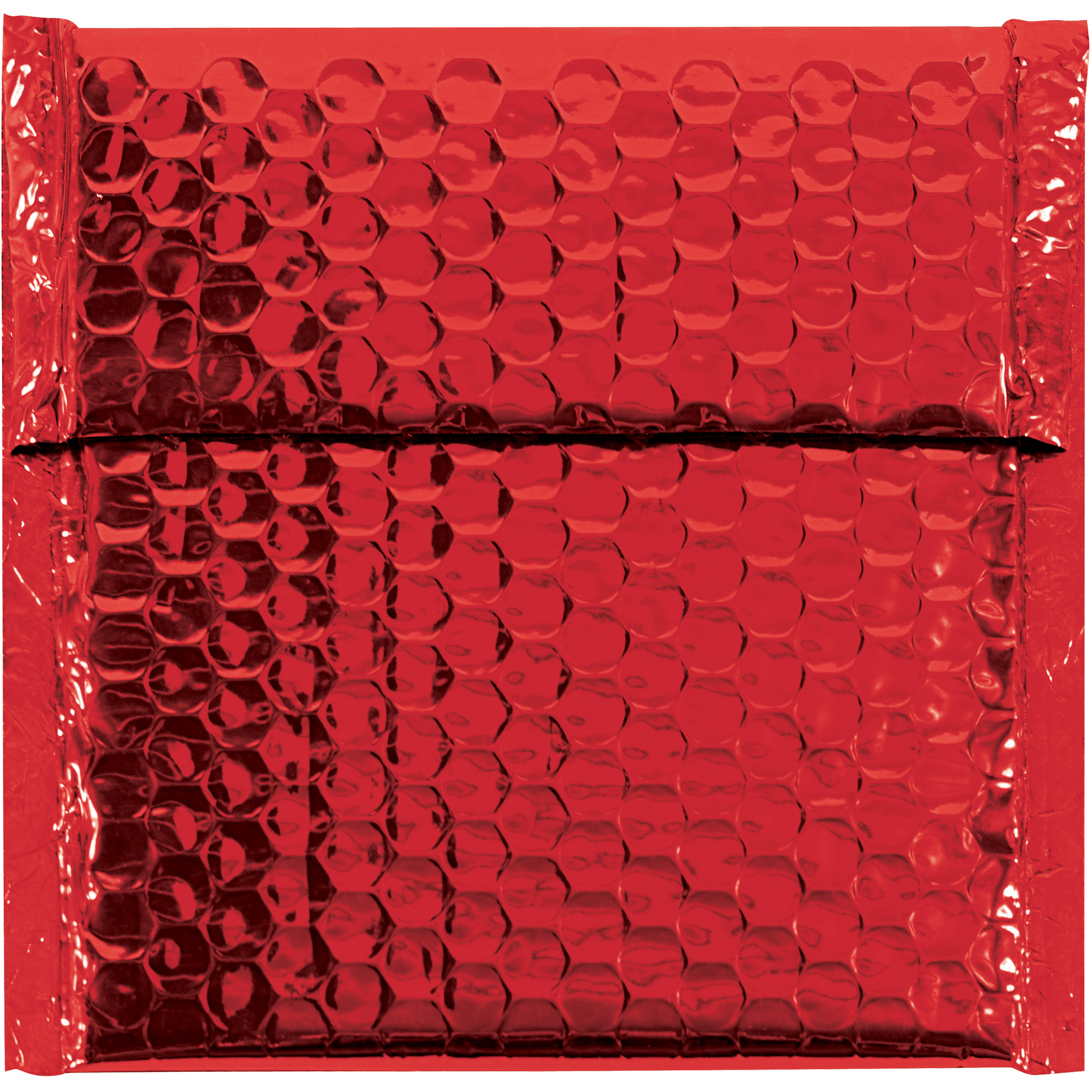 Glamour Bubble Mailers, 7" x 6 3/4", Red, 72/Case