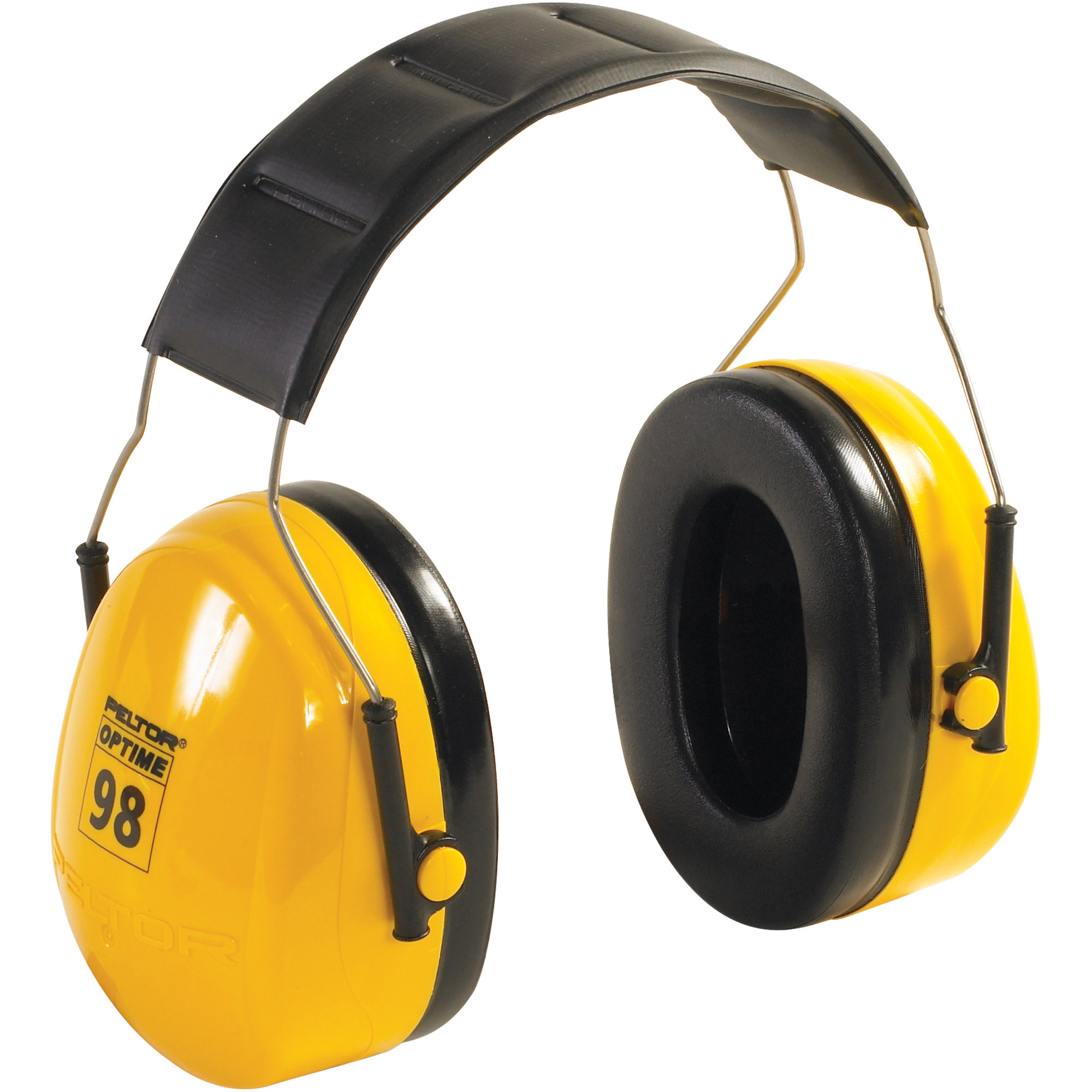 Peltor™ Optime™ 98 Earmuffs, Yellow, 2/Case