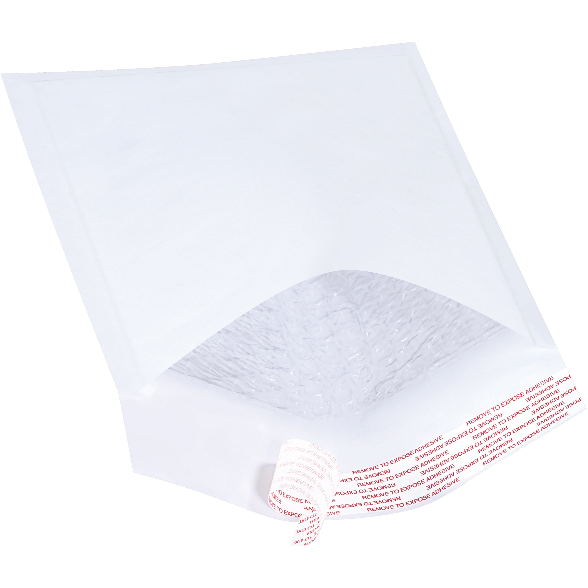 Self-Seal Bubble Mailers, #0, 6" x 10", White, 25/Case
