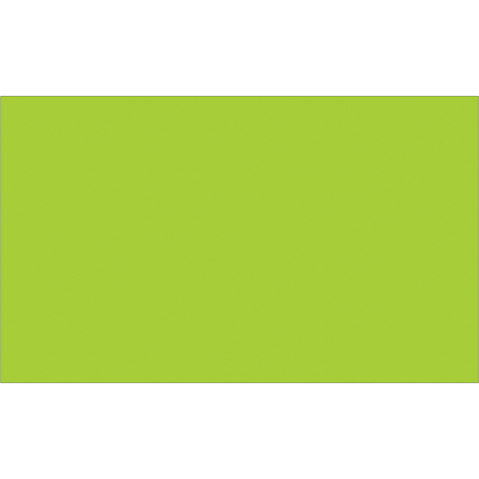 Tape Logic® Inventory Rectangle Labels, 3" x 5", Fluorescent Green, 500/Roll