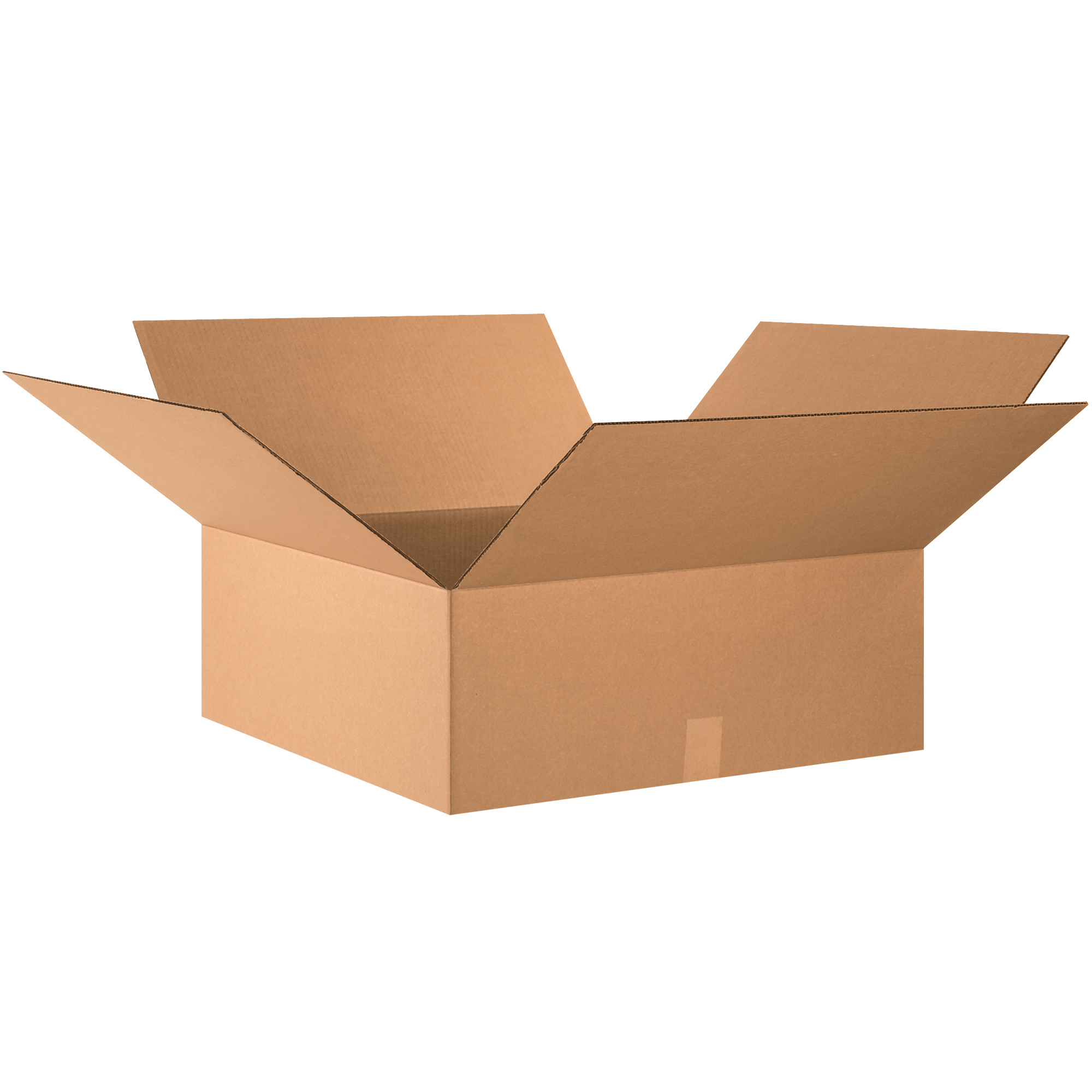 Corrugated Boxes, 24" x 24" x 9", Kraft, 10/Bundle; 120/Skid