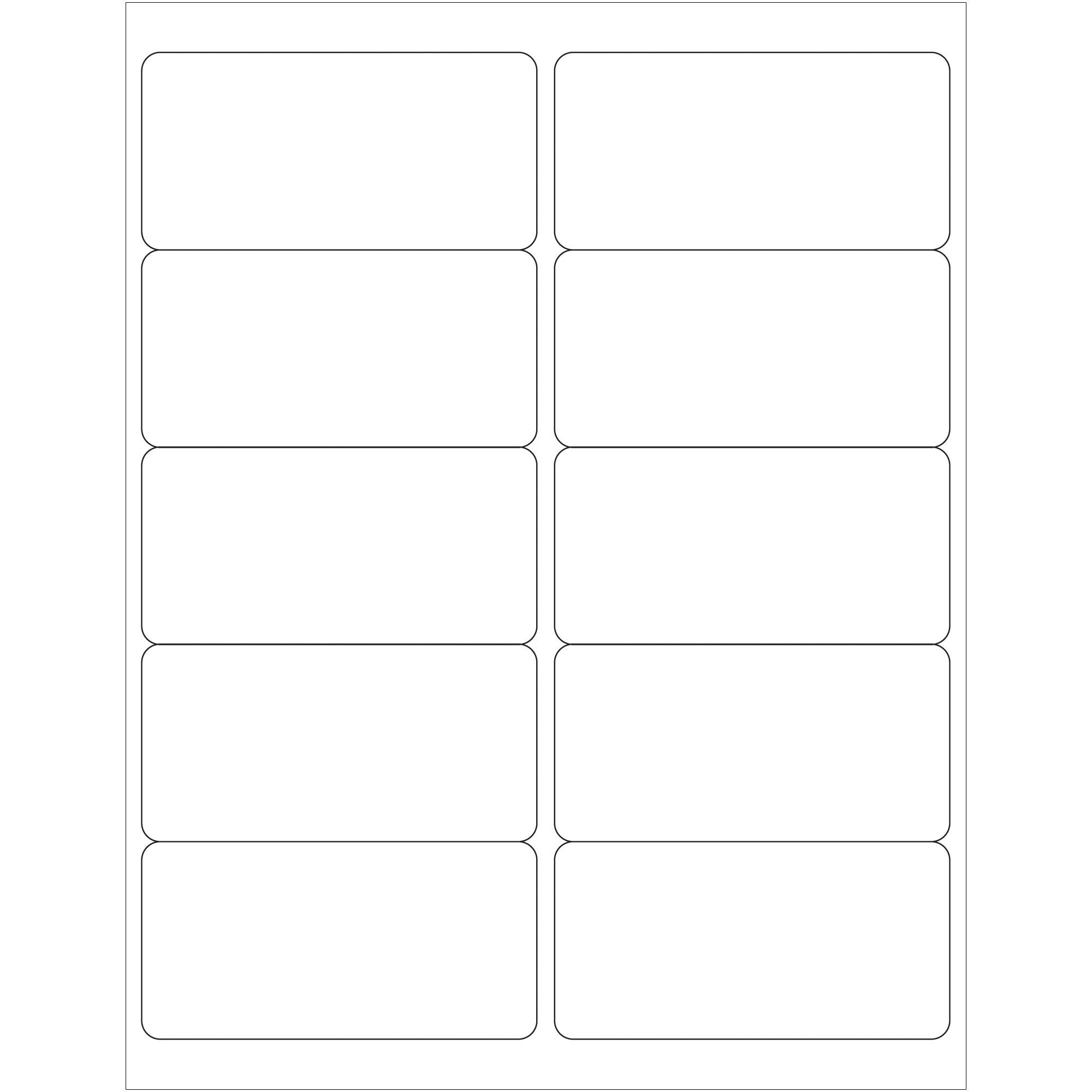 Tape Logic® Removable Rectangle Laser Labels, 4" x 2", White, 1000/Case