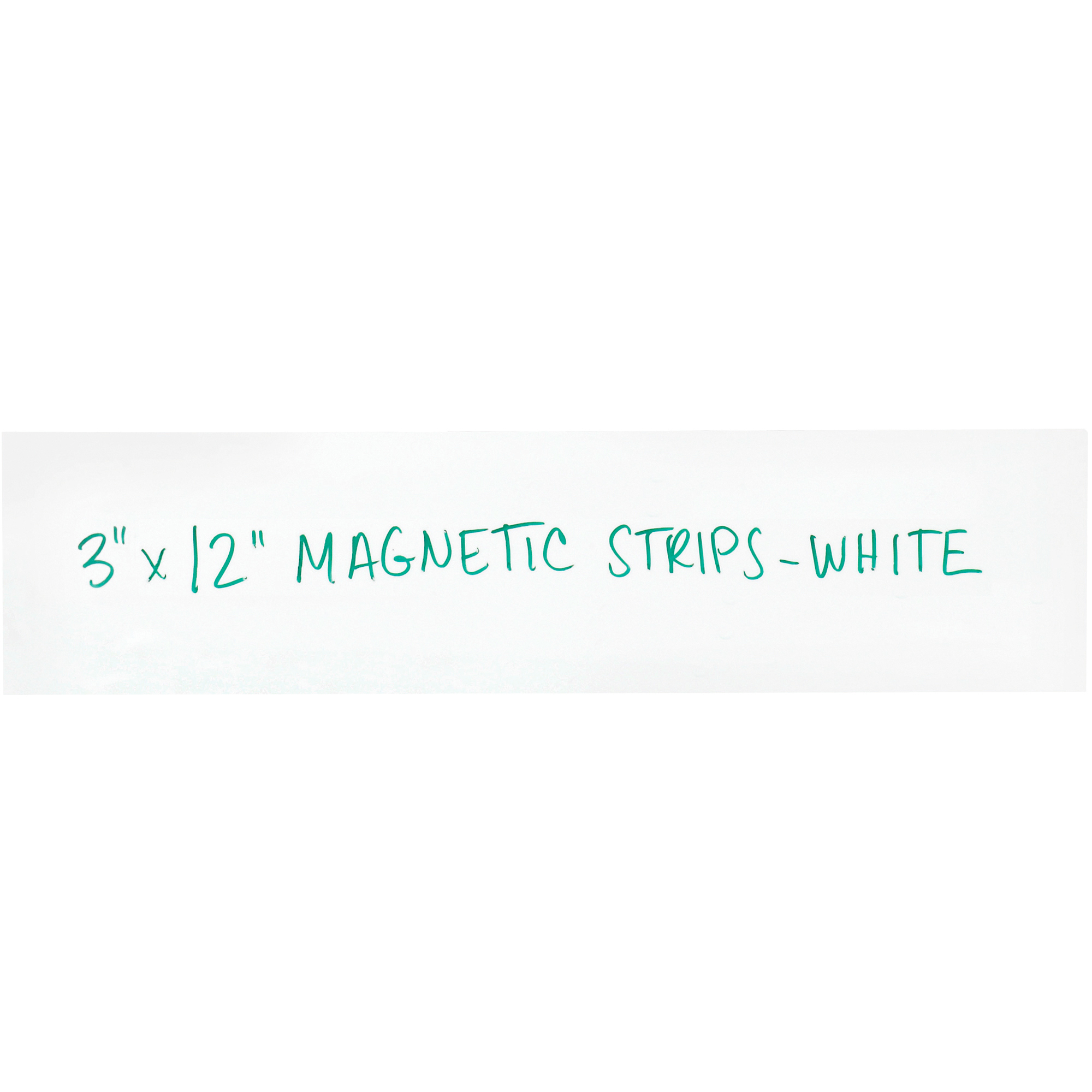 Warehouse Labels, Magnetic Strips, 3" x 12", White, 25/Case
