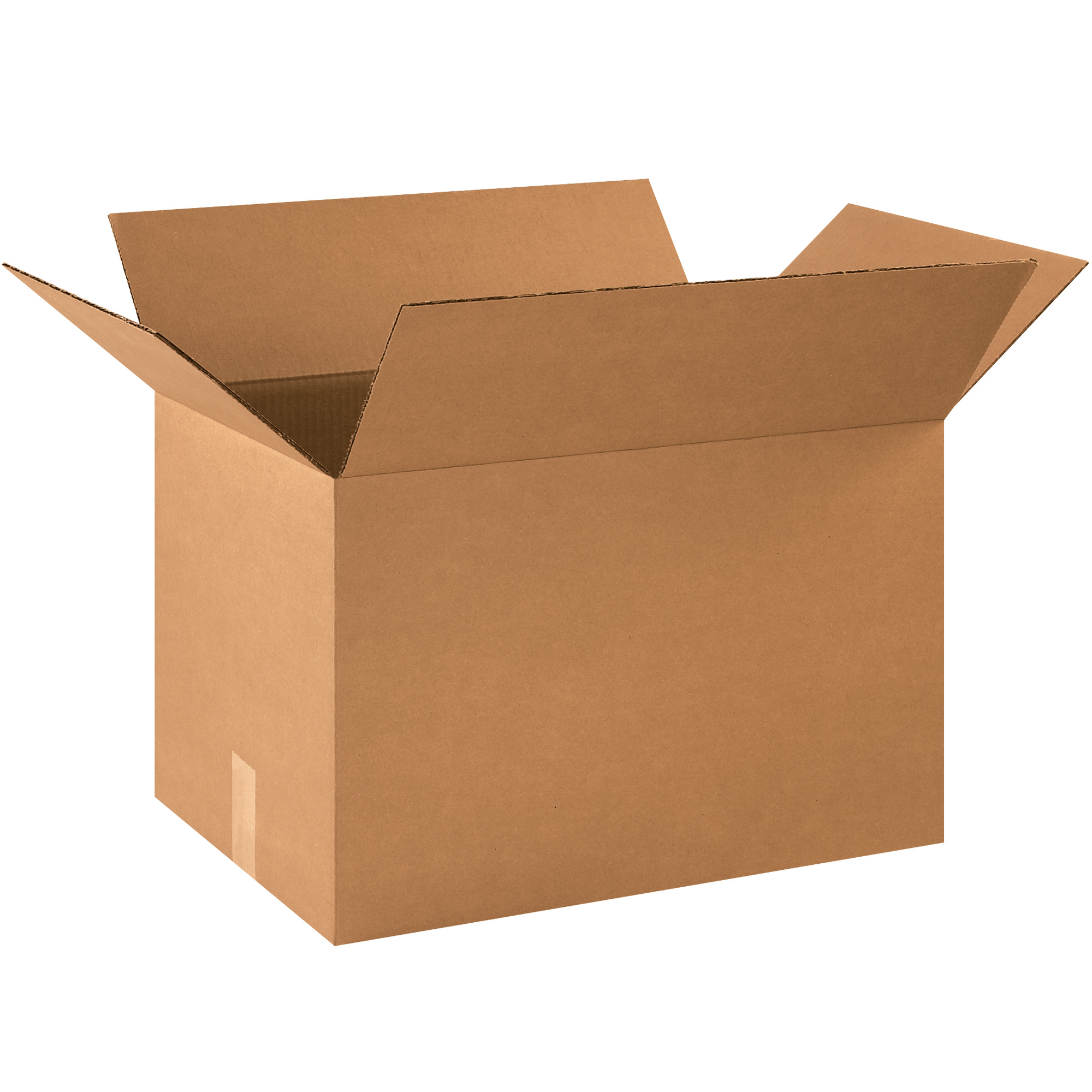 Corrugated Boxes, 21" x 14" x 14", Kraft, 20/Bundle; 120/Skid