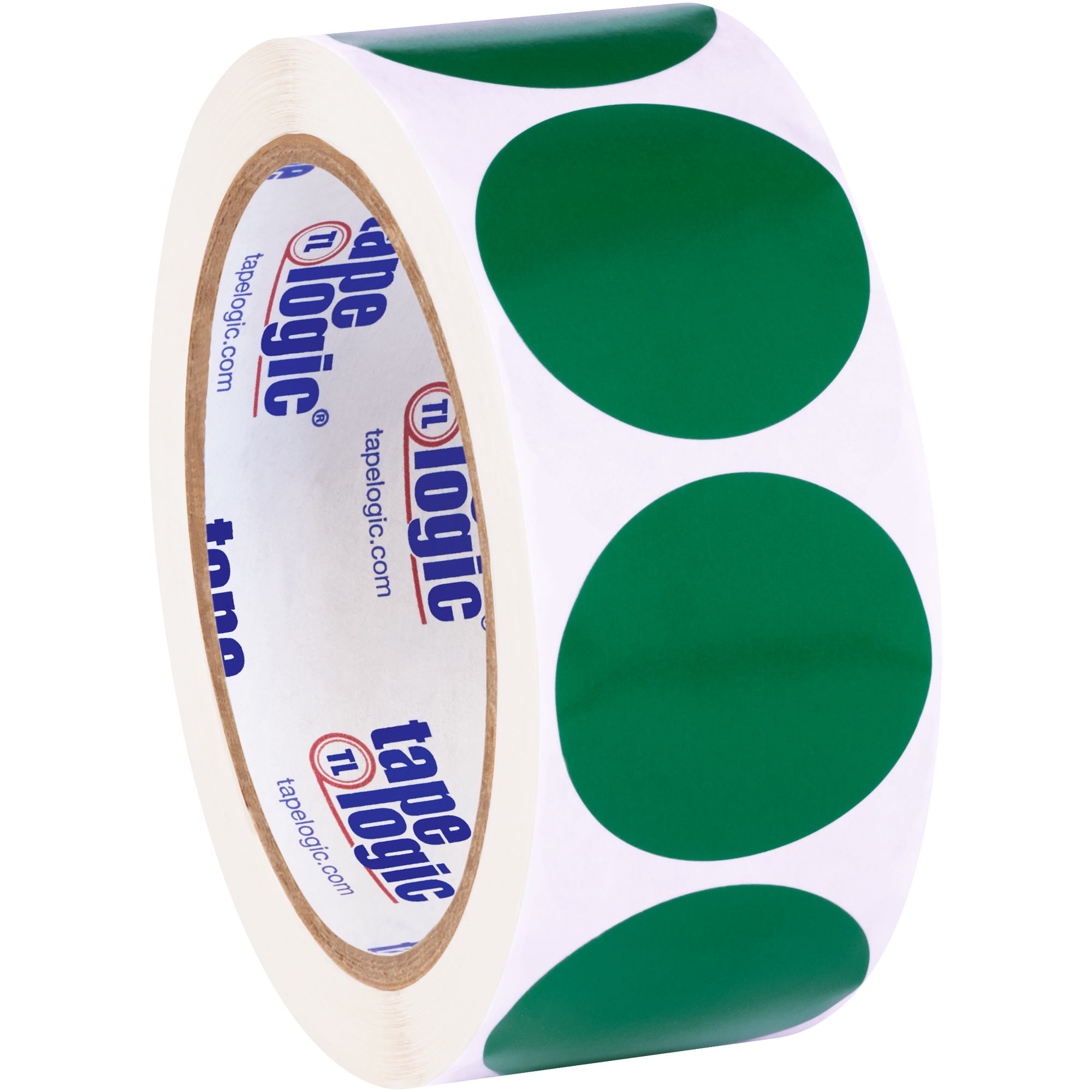 Tape Logic® Inventory Circle Labels, 1 1/2", Green, 500/Roll