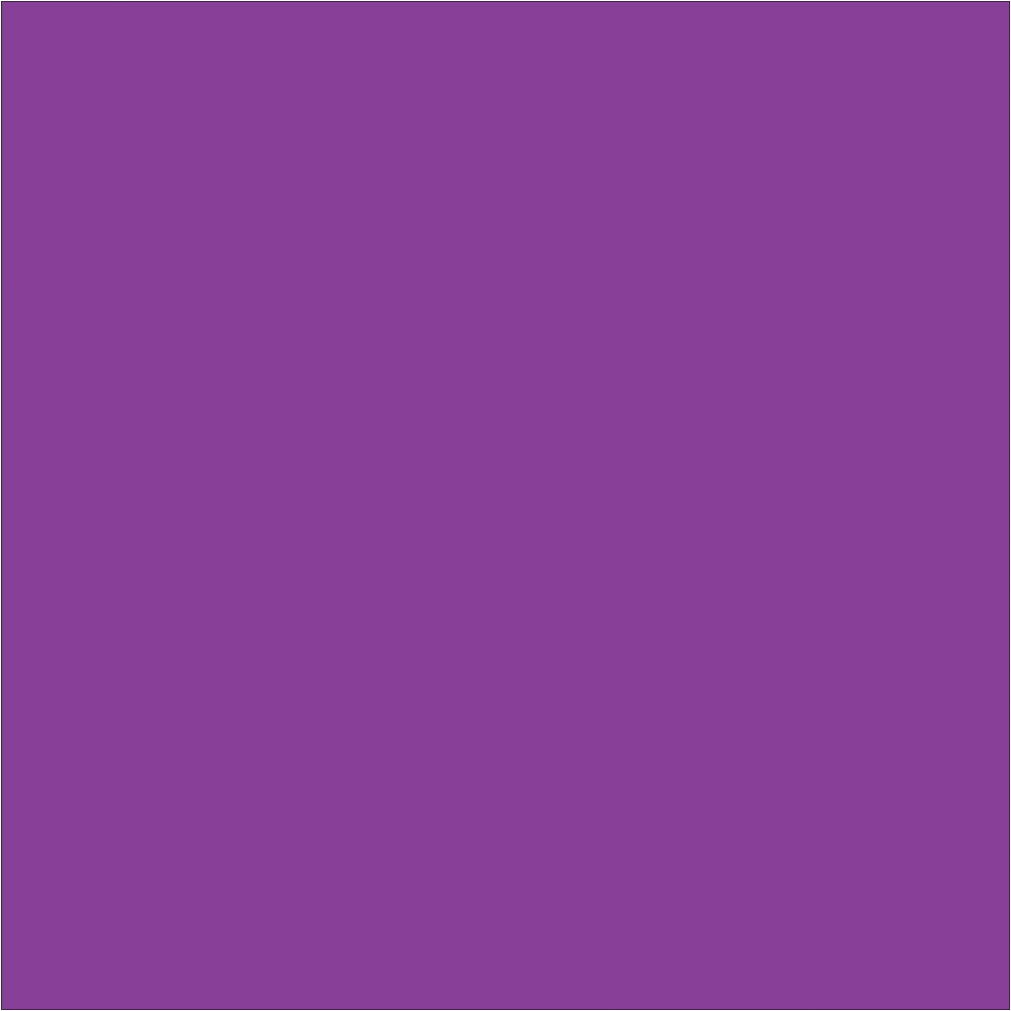 Tape Logic® Inventory Rectangle Labels, 4" x 4", Purple, 500/Roll
