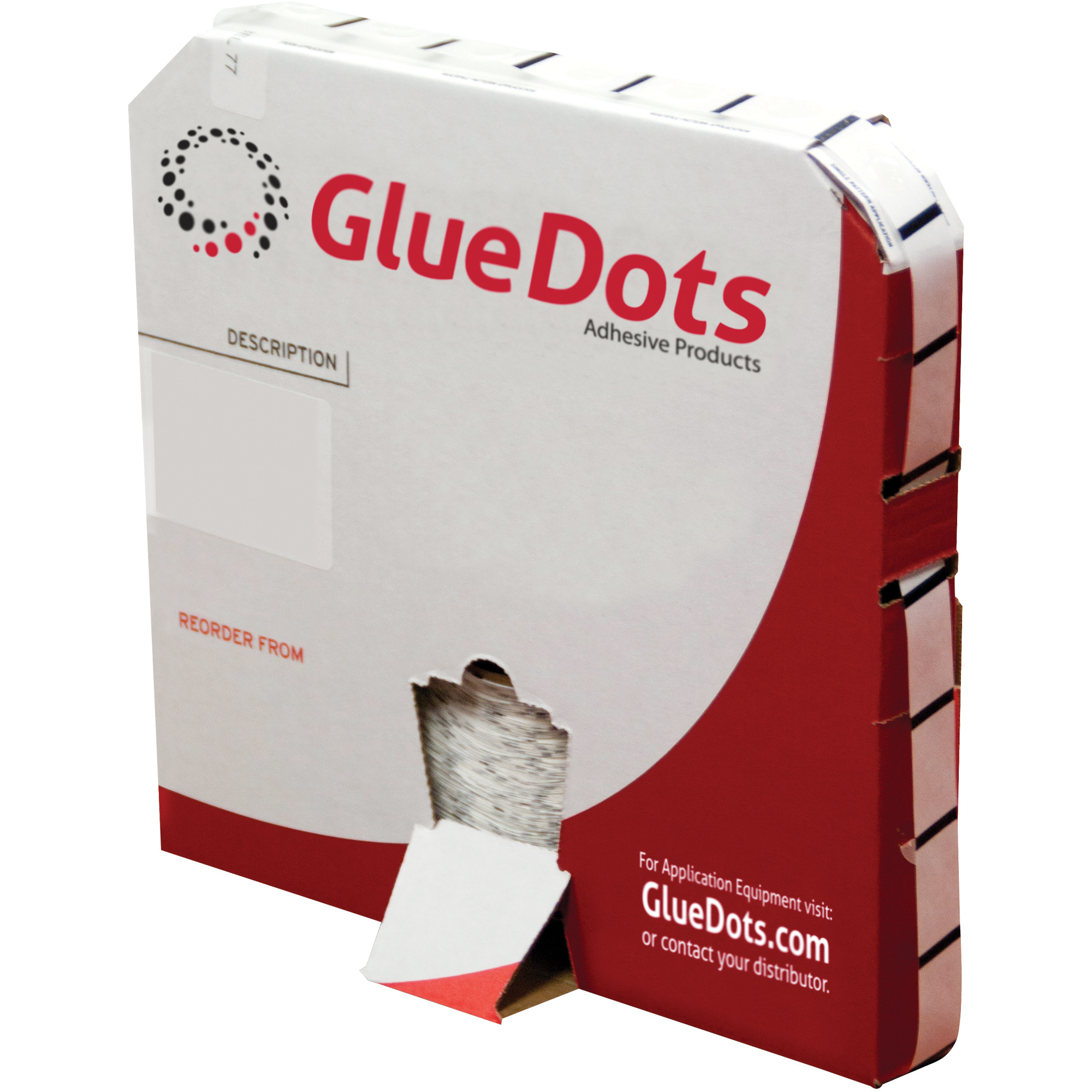 Dot Shot® Glue Dots® Pro Glue Dots, Medium Profile, 1/2", Clear, 2000/Roll