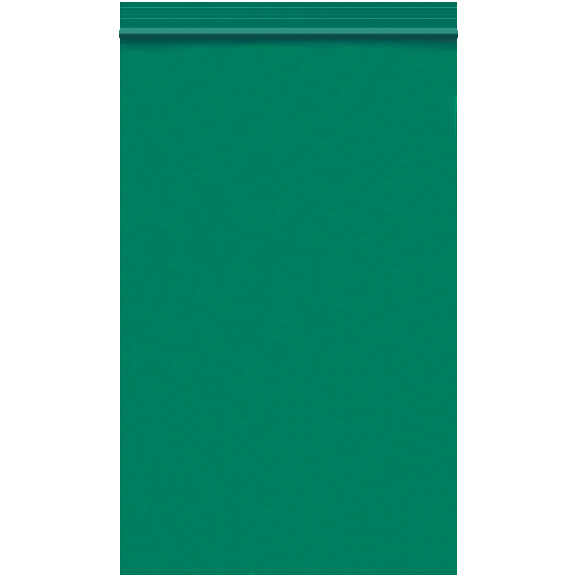 Reclosable Poly Bags, 2 Mil, 5" x 8", Green, 1000/ Case