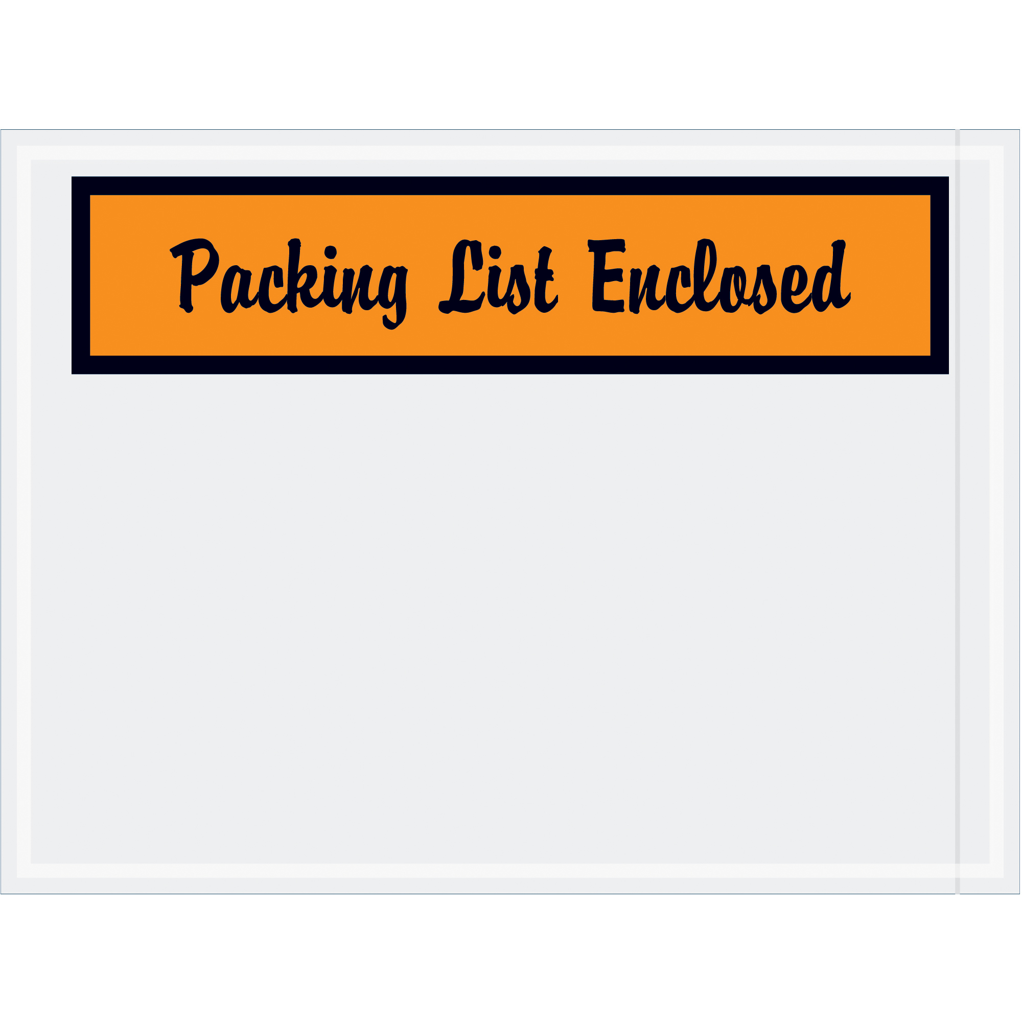 Tape Logic® "Packing List Enclosed" Envelopes, 4 1/2" x 6", Orange, 1000/Case