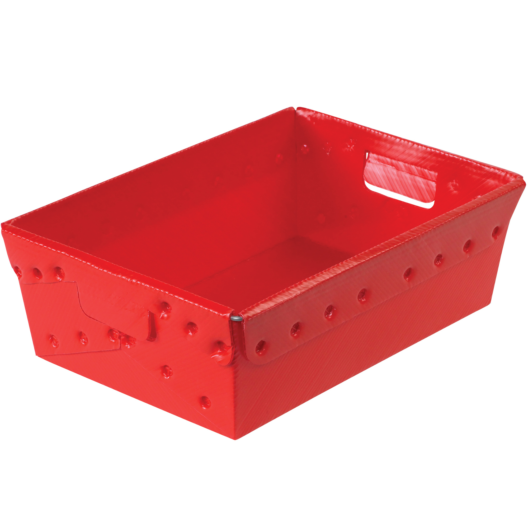 Space Age Totes, 18" x 13" x 6", Red, 6/Case