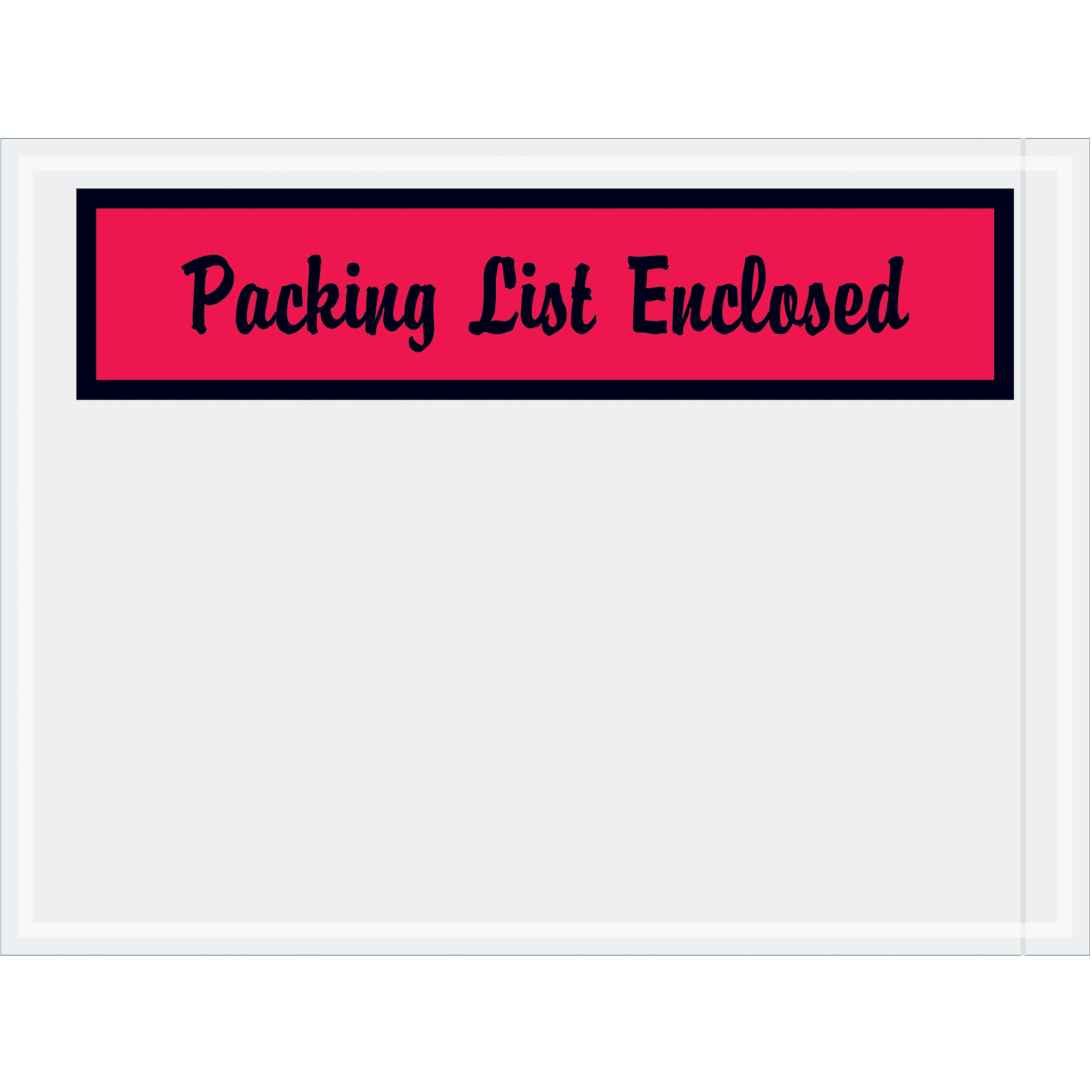 Tape Logic® "Packing List Enclosed" Envelopes, 4 1/2" x 6", Red, 1000/Case