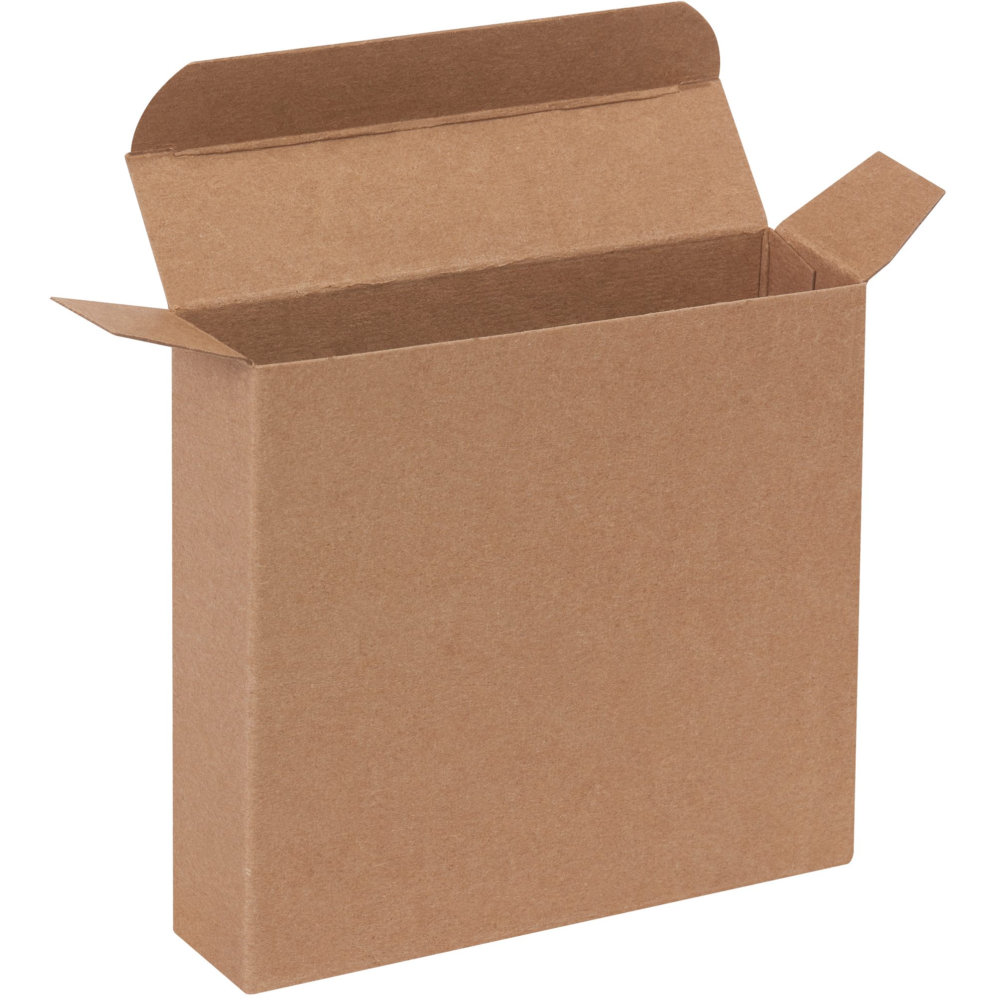 Reverse Tuck Folding Cartons, 4 13/16" x 1 1/4" x 4 13/16", Kraft, 250/Case