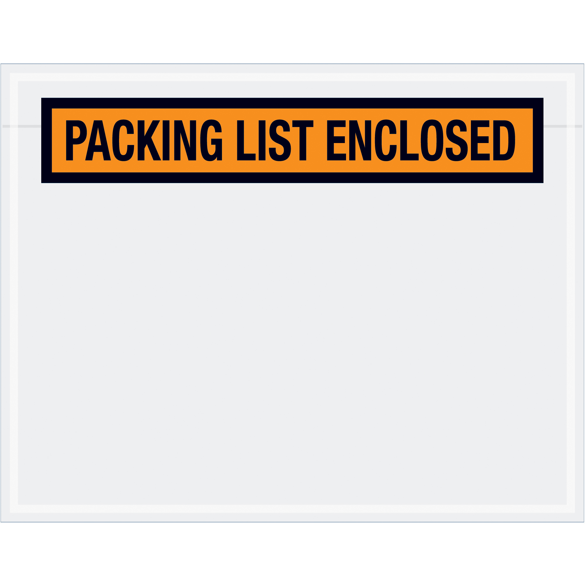 Tape Logic® "Packing List Enclosed" Envelopes, 7" x 5 1/2", Orange, 1000/Case