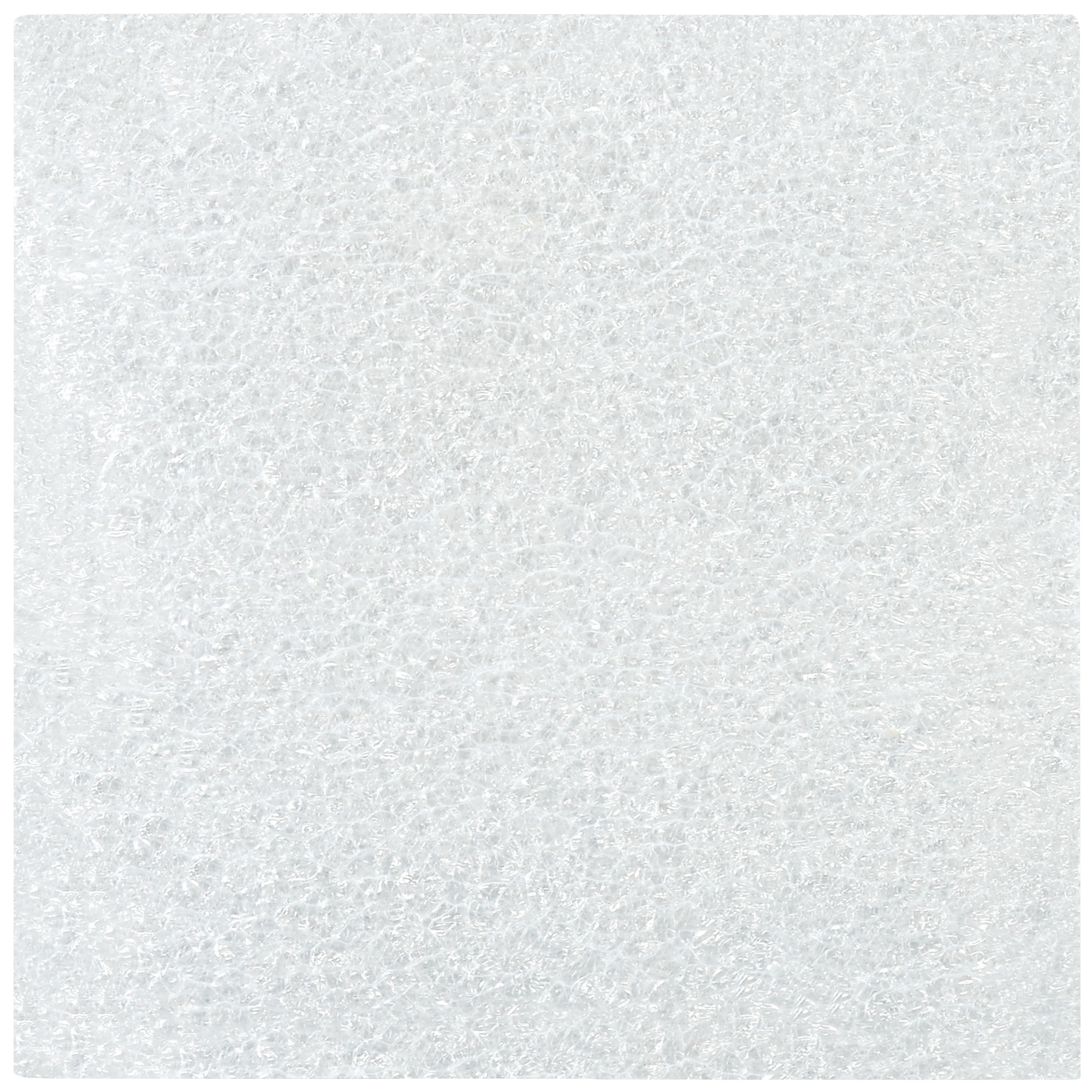 Flush Cut Foam Pouches, 3" x 3", White, 1000/Case