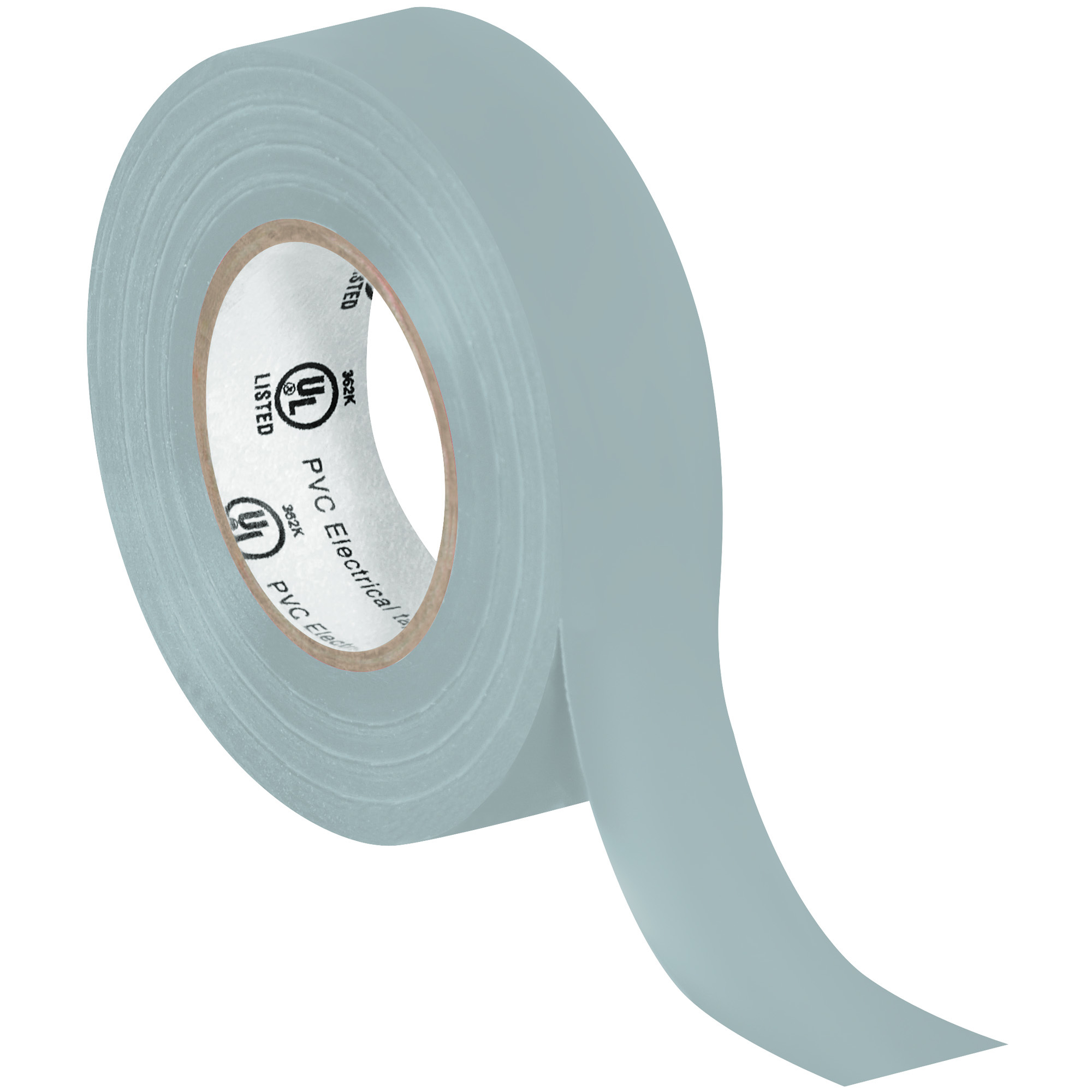 Electrical Tape, 7.0 Mil, 3/4"x 20 yds., Gray, 10/Case