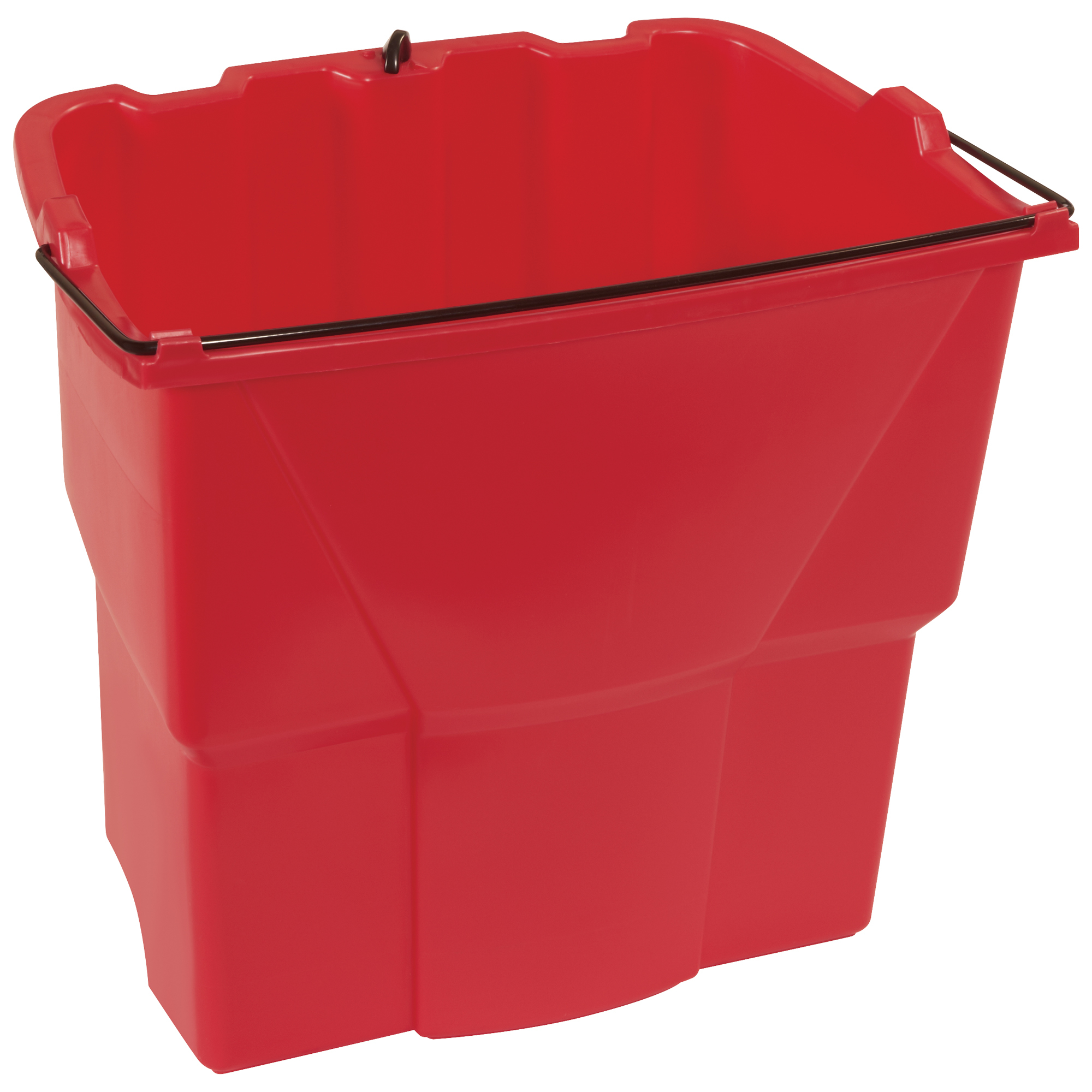 Rubbermaid® Dirty Water Bucket, Red, 1/Each
