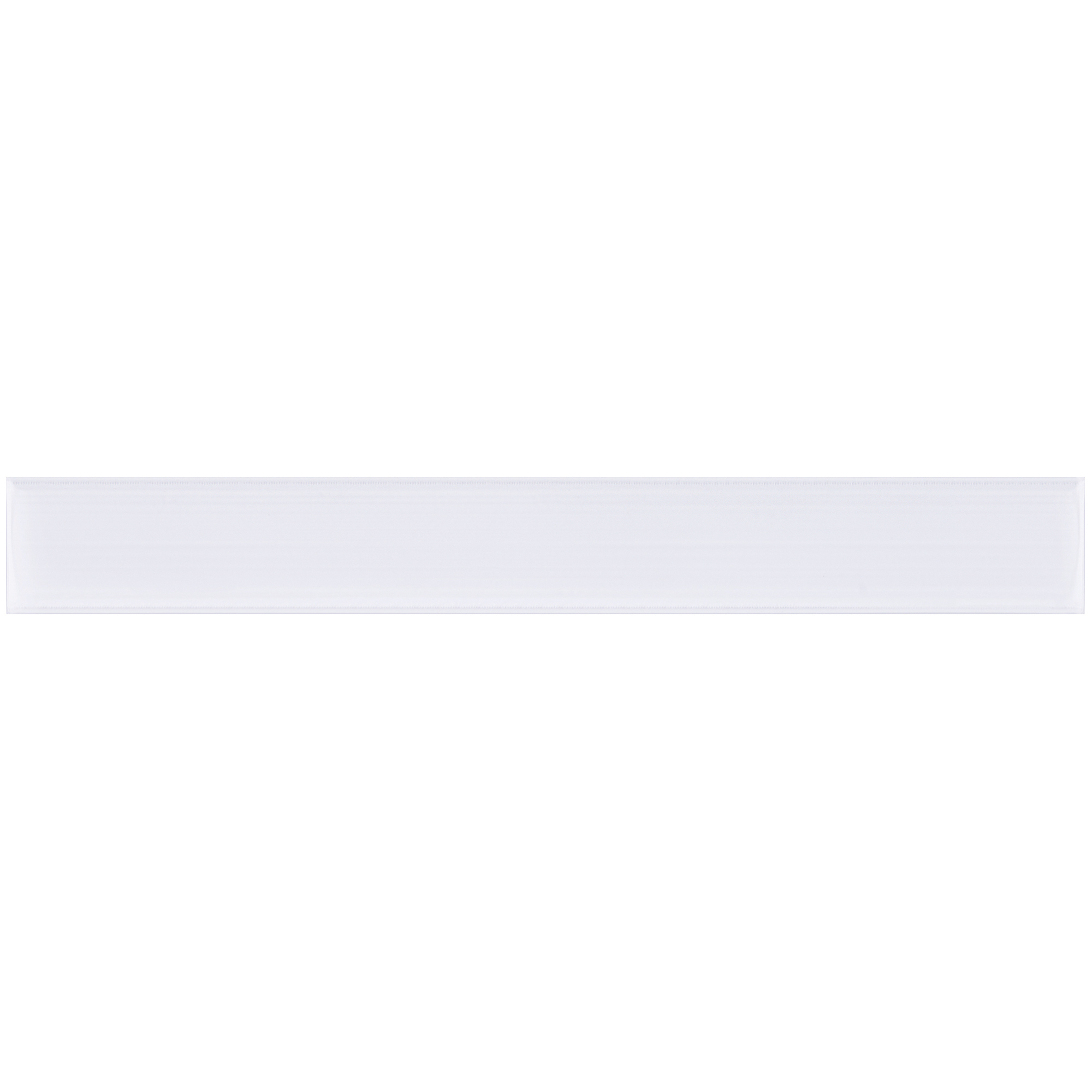 Hol-Dex® Self-Adhesive Plastic Label Holder, 3/4" x 6", Clear, 12/Case