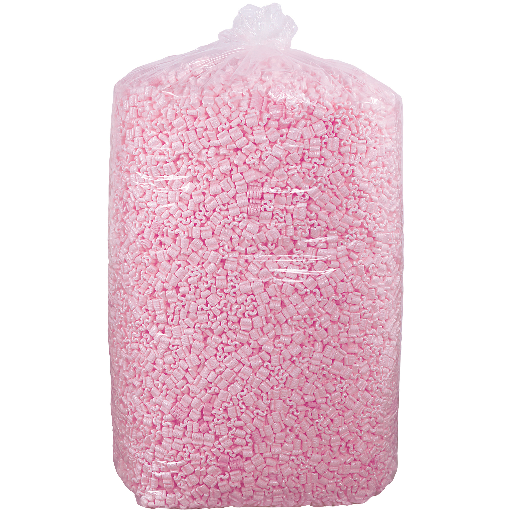 Anti-Static Loose Fill, 20 Cubic Feet, Pink, 1 Each