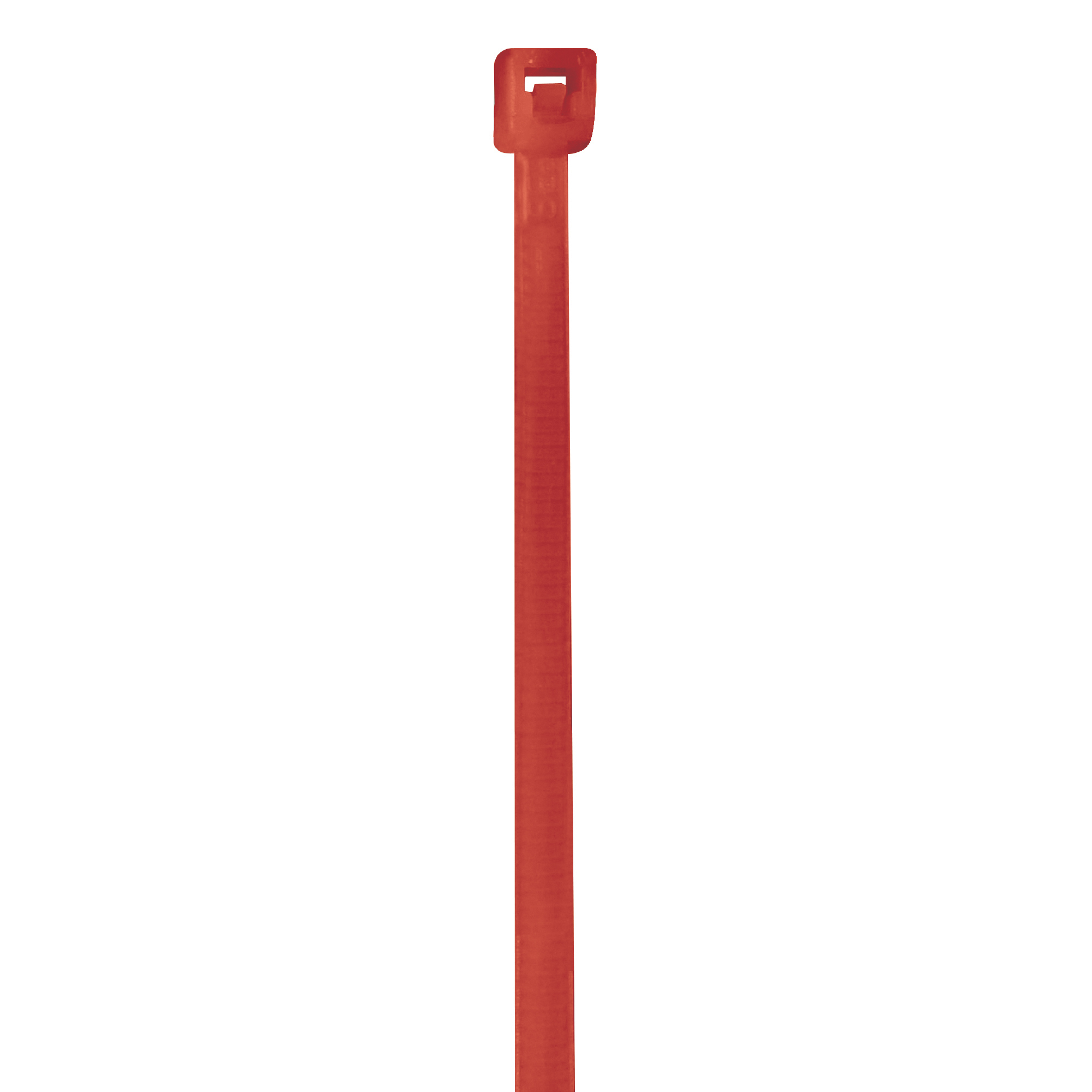 Colored Cable Ties, 18#, 4", Fluorescent Red, 1000/Case