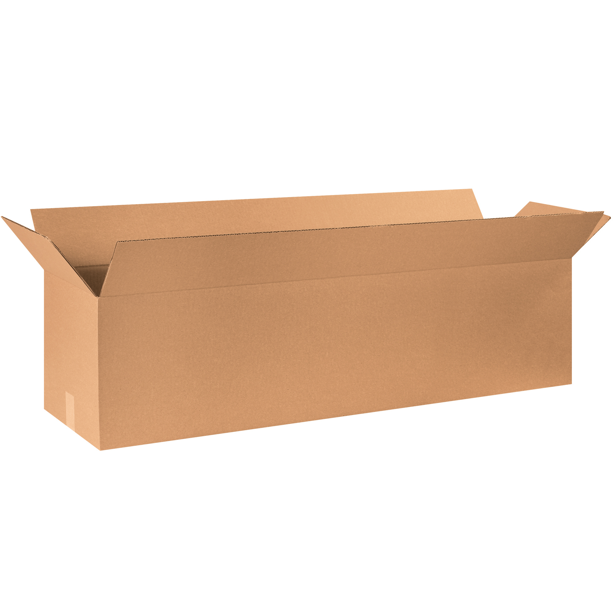 Long Corrugated Boxes, 48" x 12" x 12", Kraft, 10/Bundle; 120/Skid