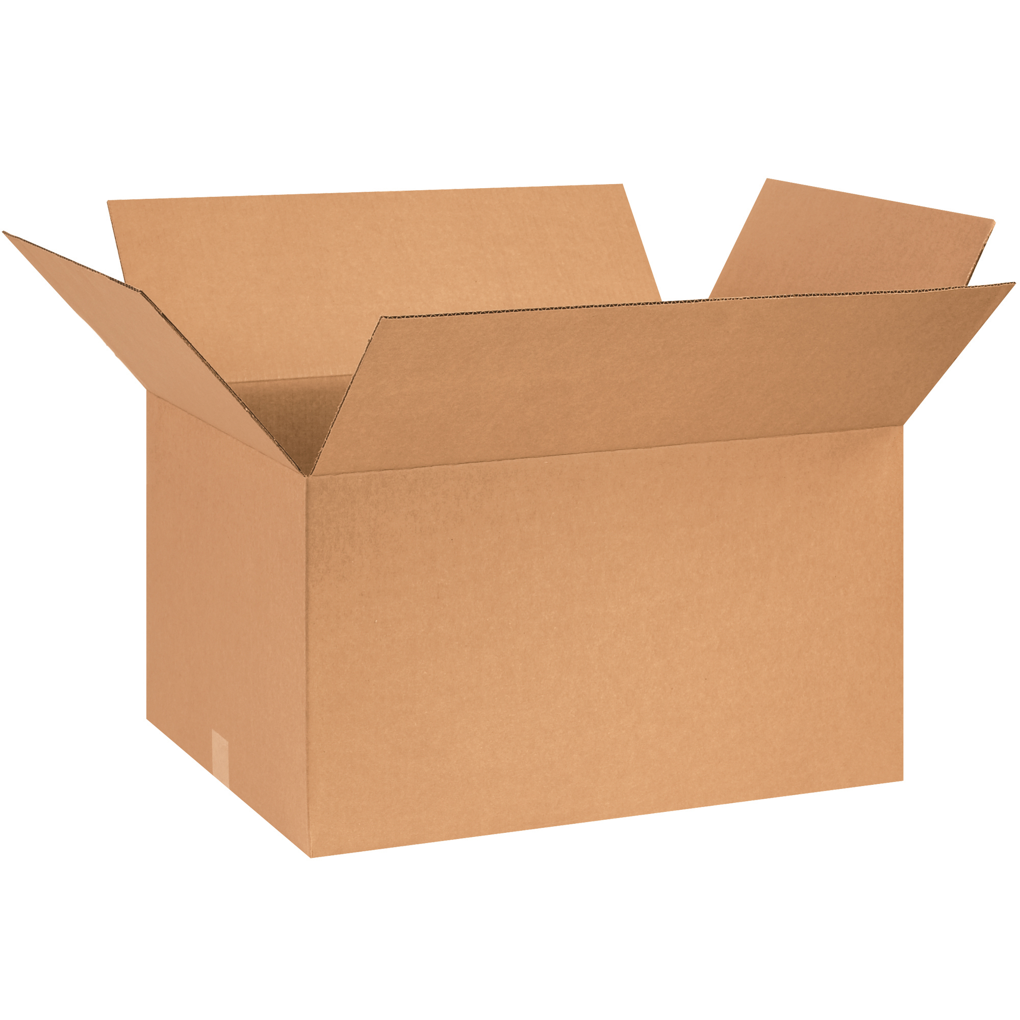 Corrugated Boxes, 26" x 18" x 14", Kraft, 10/Bundle; 120/Skid