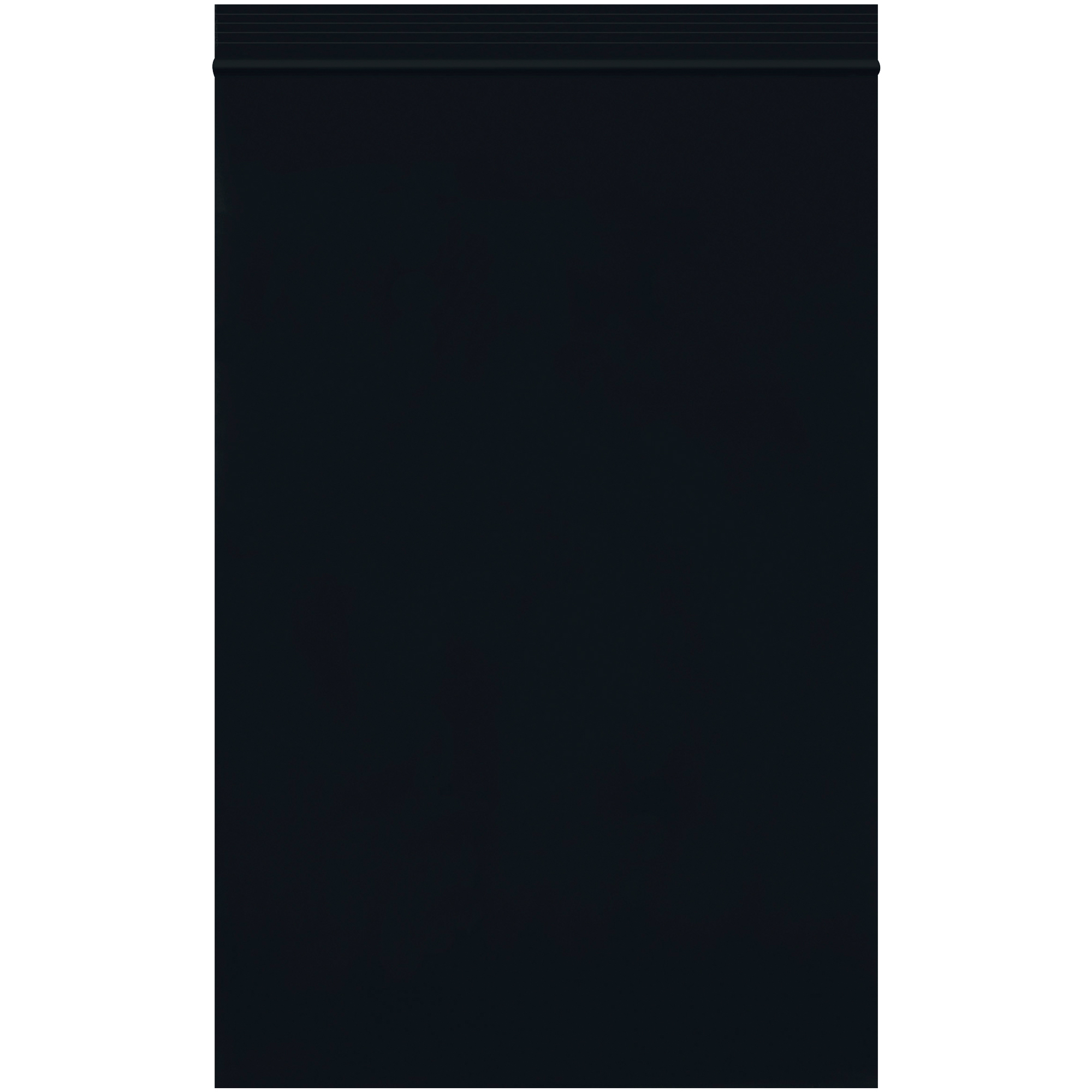 Reclosable 2 Mil Poly Bags, 6" x 9", Black, 1000/Case