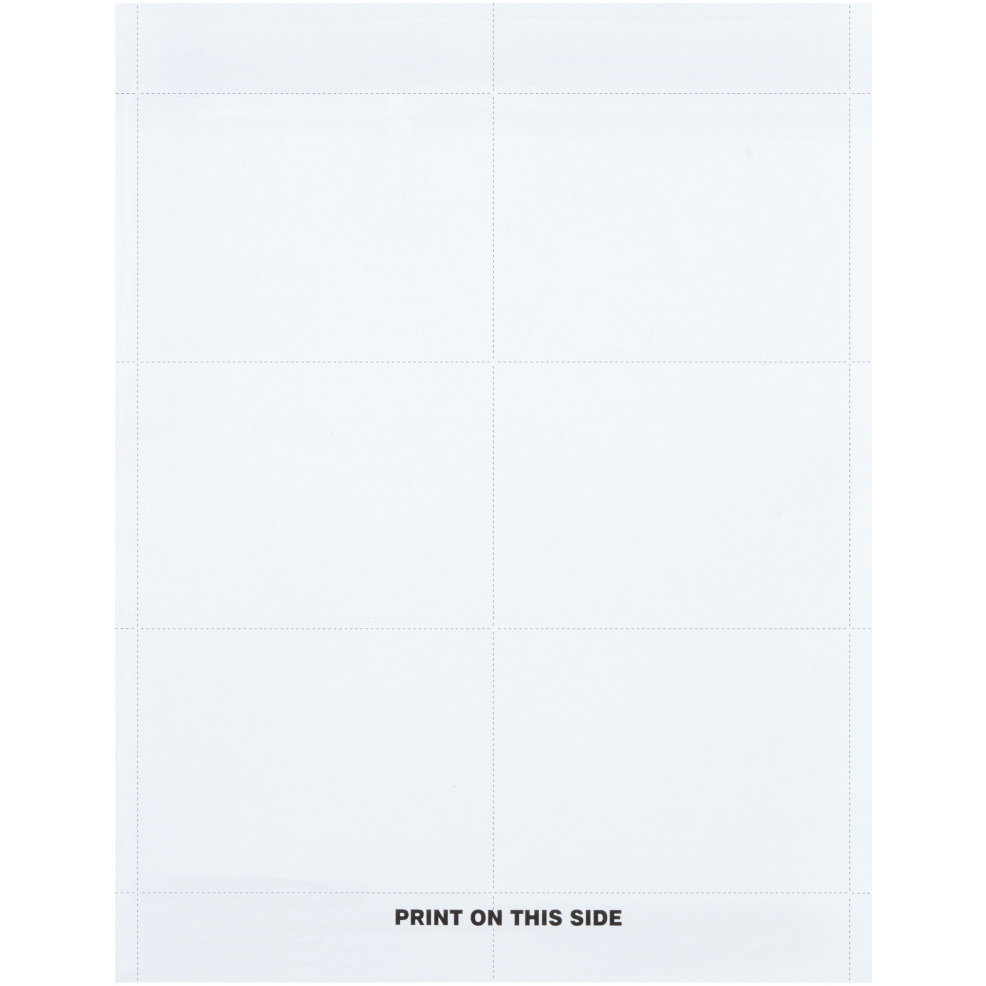 Badge Inserts, Paper, 4" x 3", White, 300/Case
