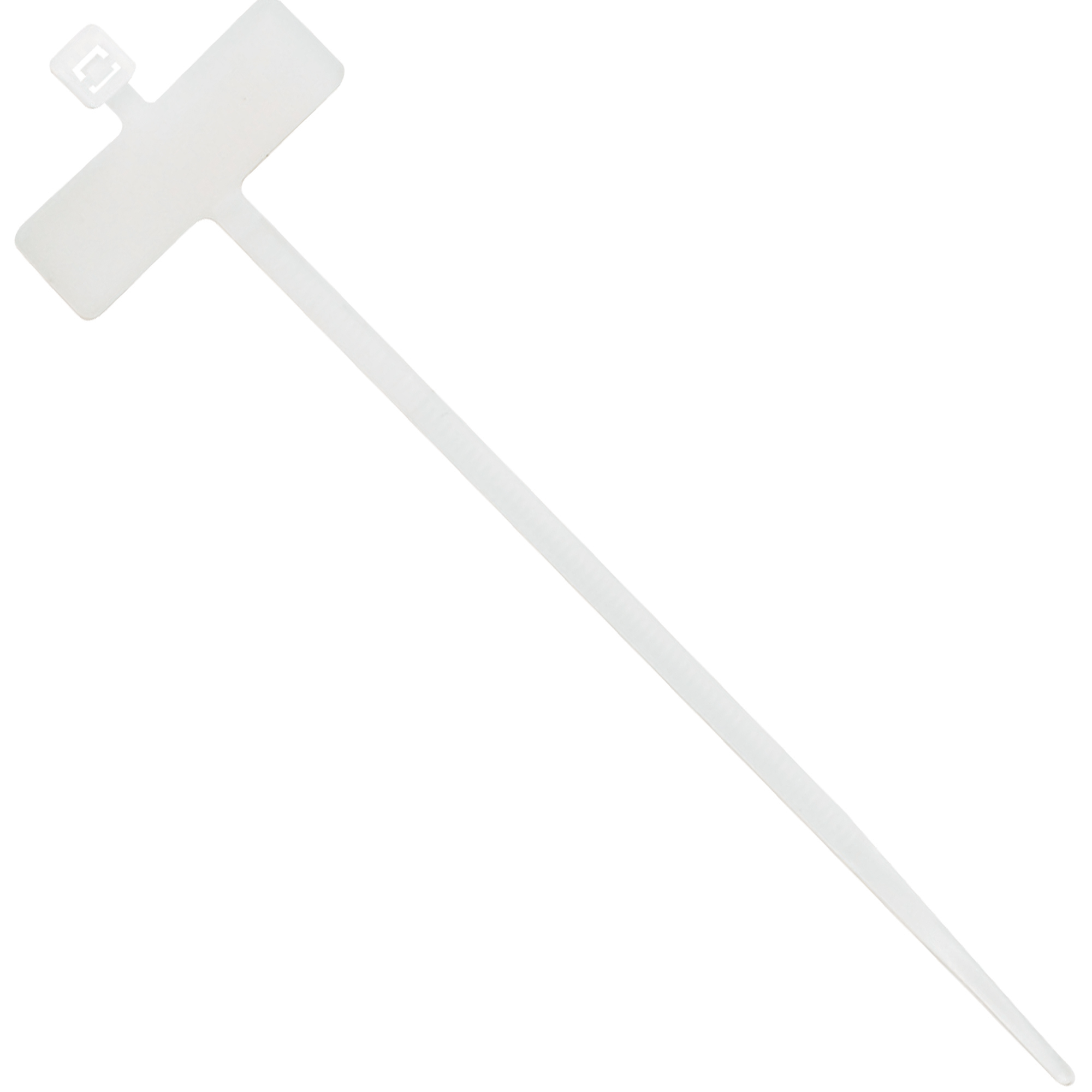 Identification Cable Ties, 4", Natural, 1000/Case