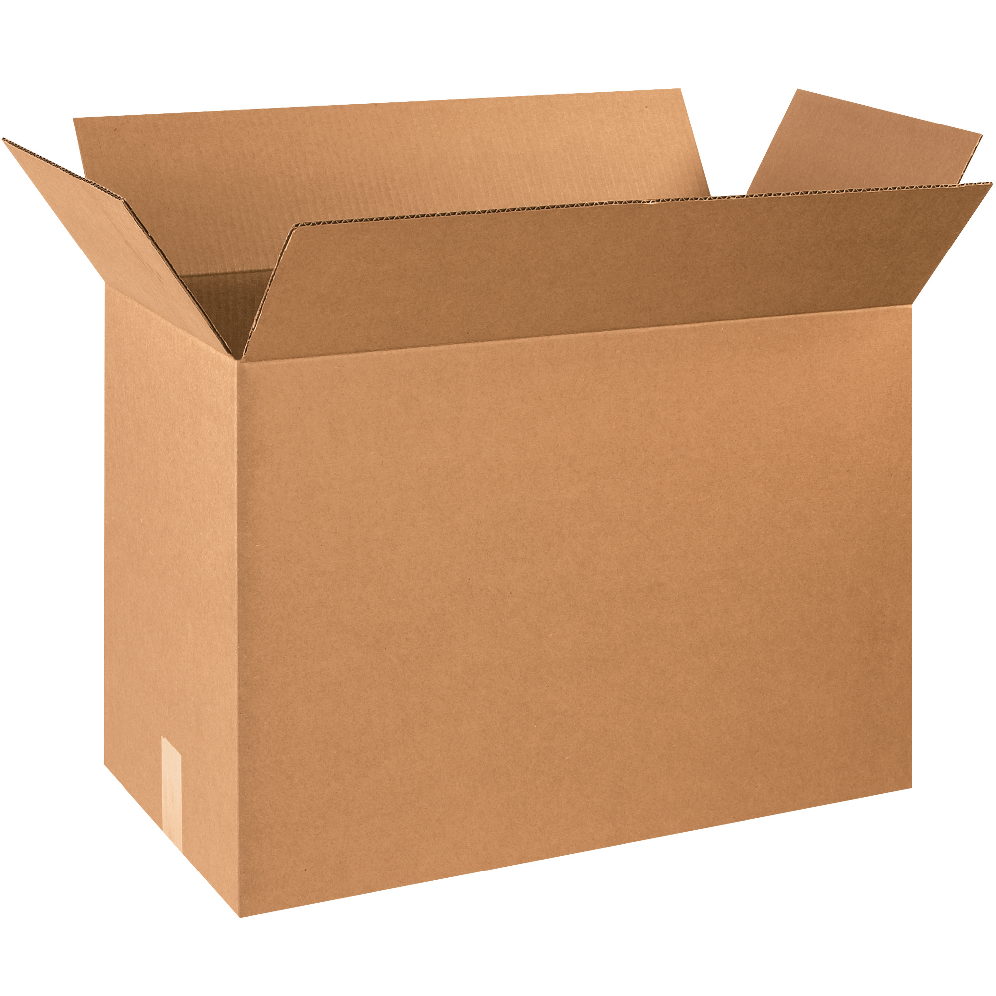 Corrugated Boxes, 24" x 12" x 18", Kraft, 20/Bundle; 140/Skid