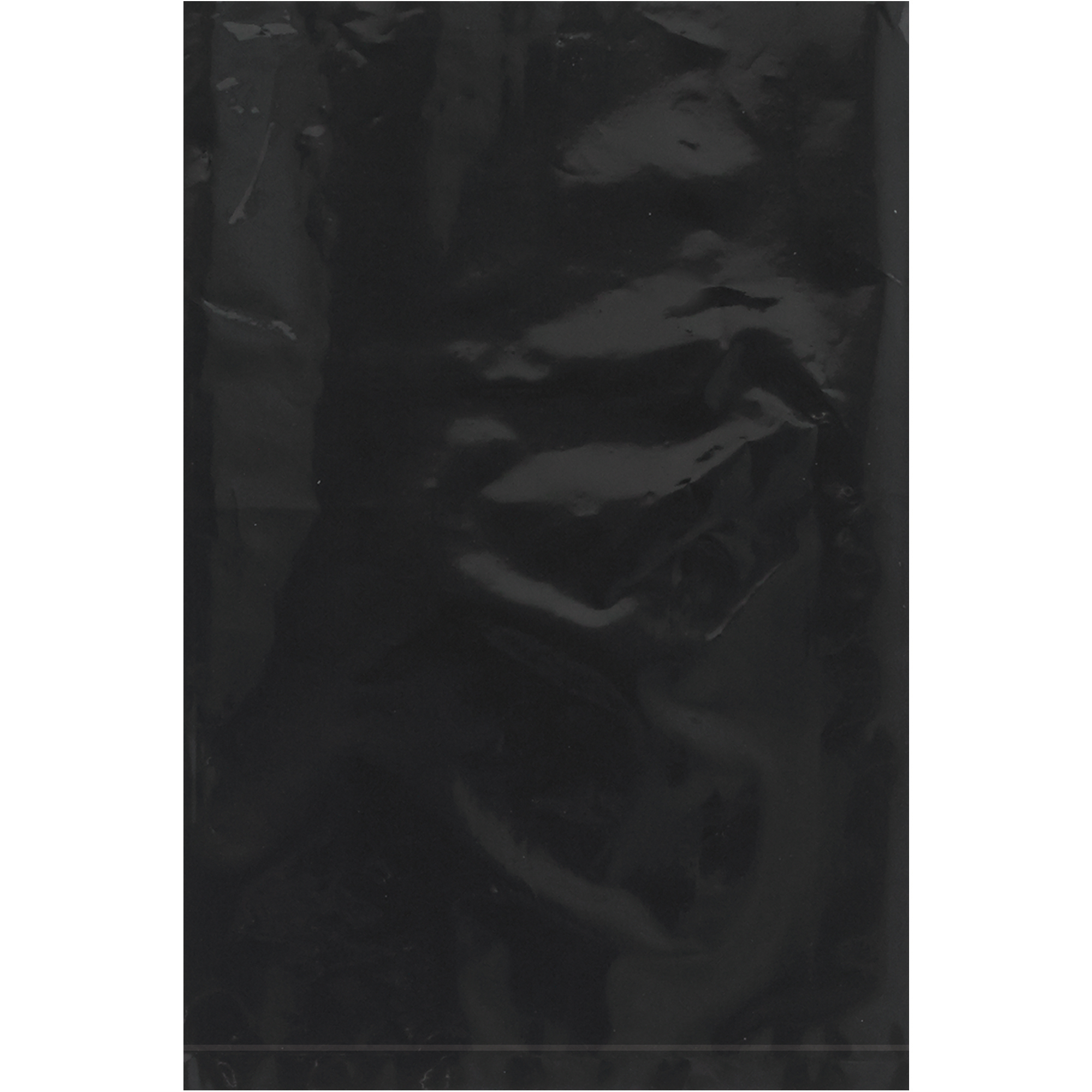 Flat 2 Mil Poly Bags, 6" x 9", Black, 1000/Case