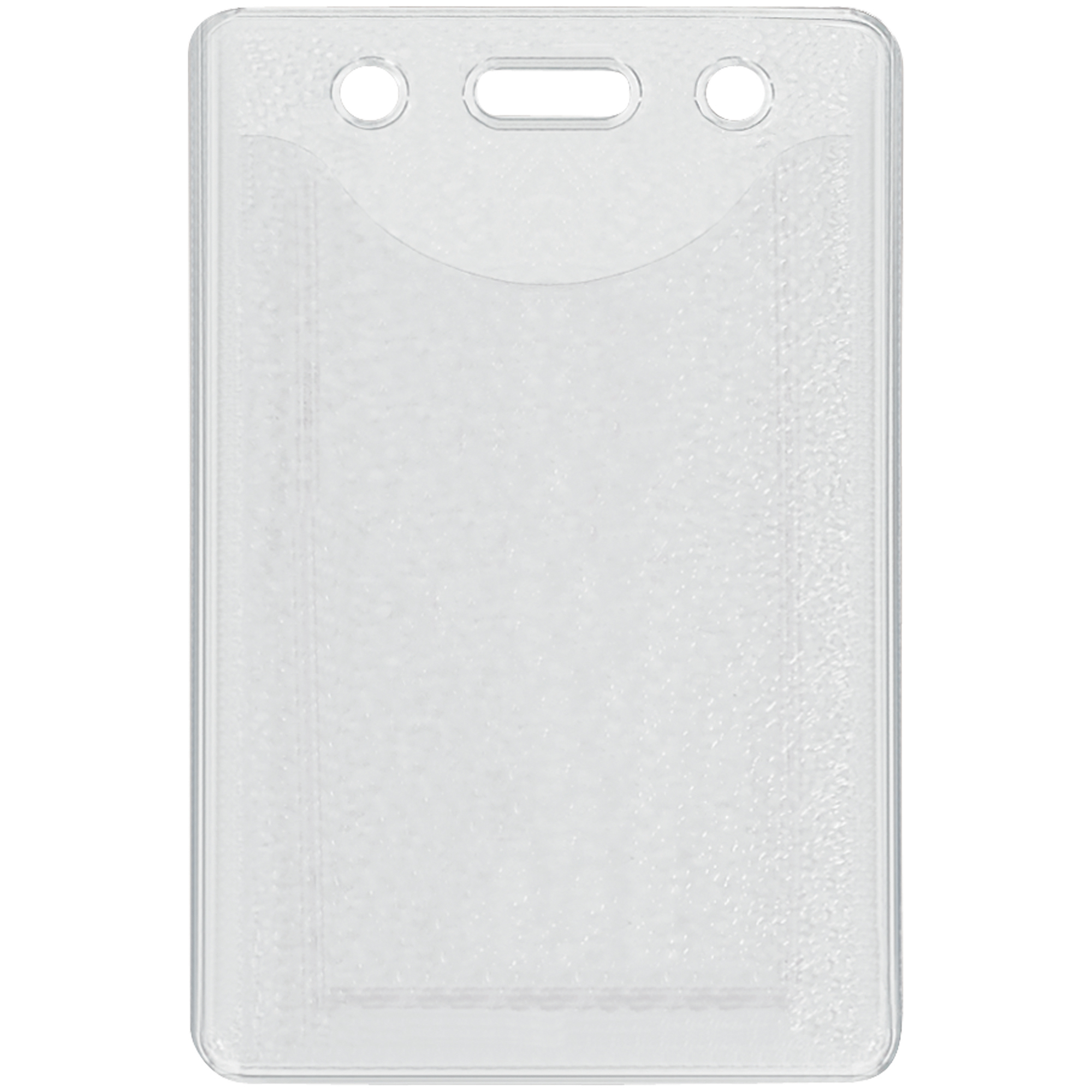 Badge Holders, Pre-Punched, 2" x 3", Clear, 100/Case