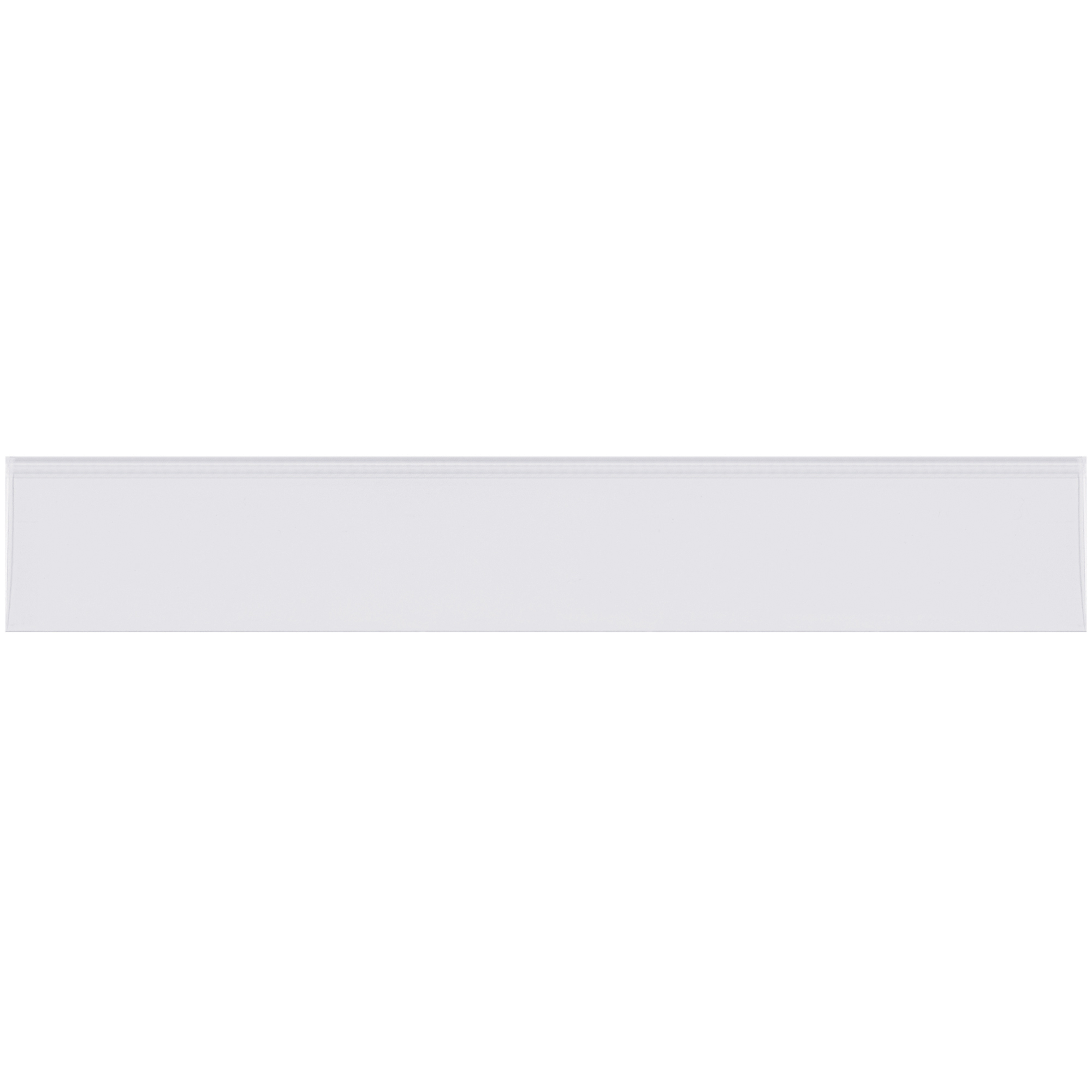 Open-Edge™ Plastic Label Holder, 1" x 6", Clear, 50/Case