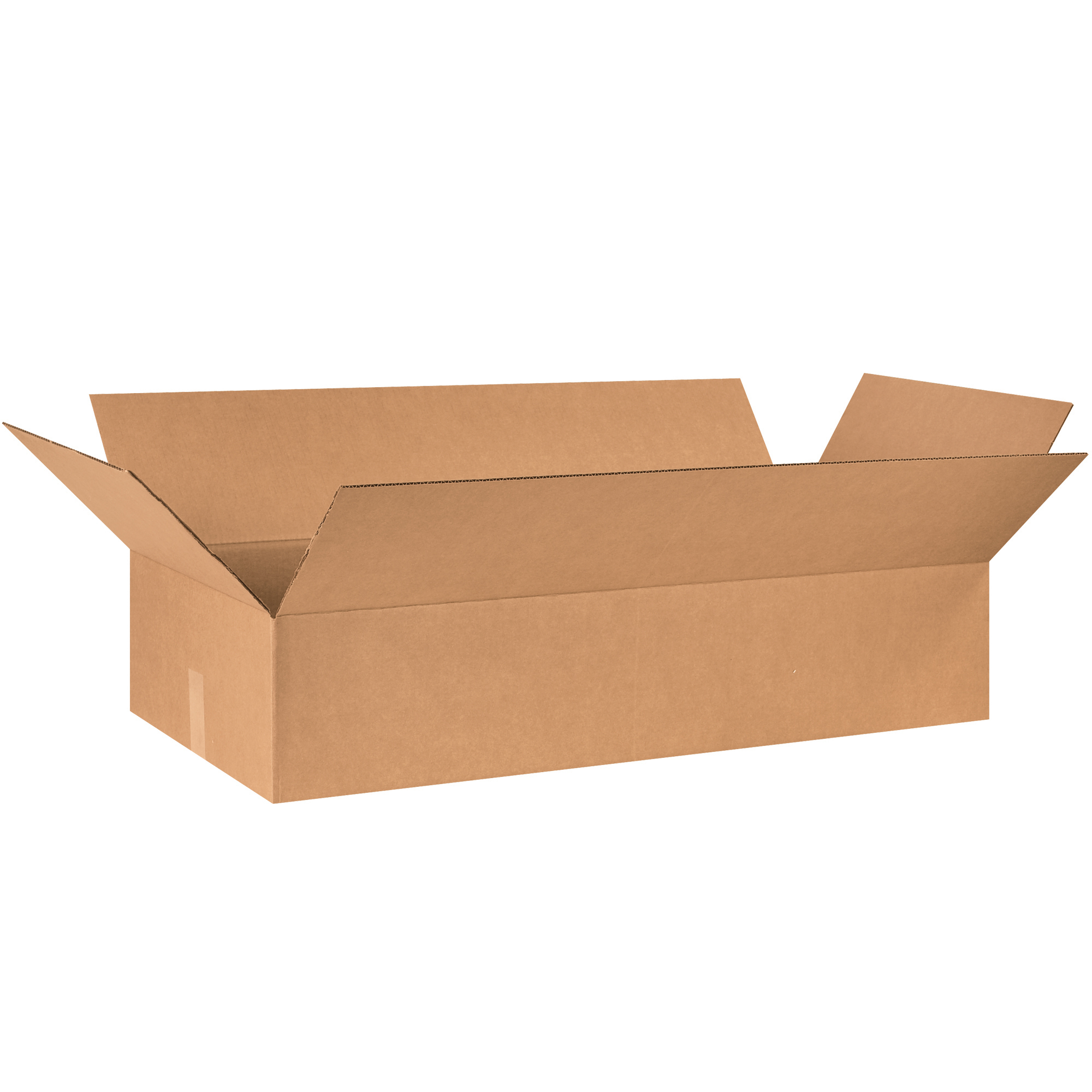 Corrugated Boxes, 40" x 18" x 8", Kraft, 10/Bundle; 120/Skid