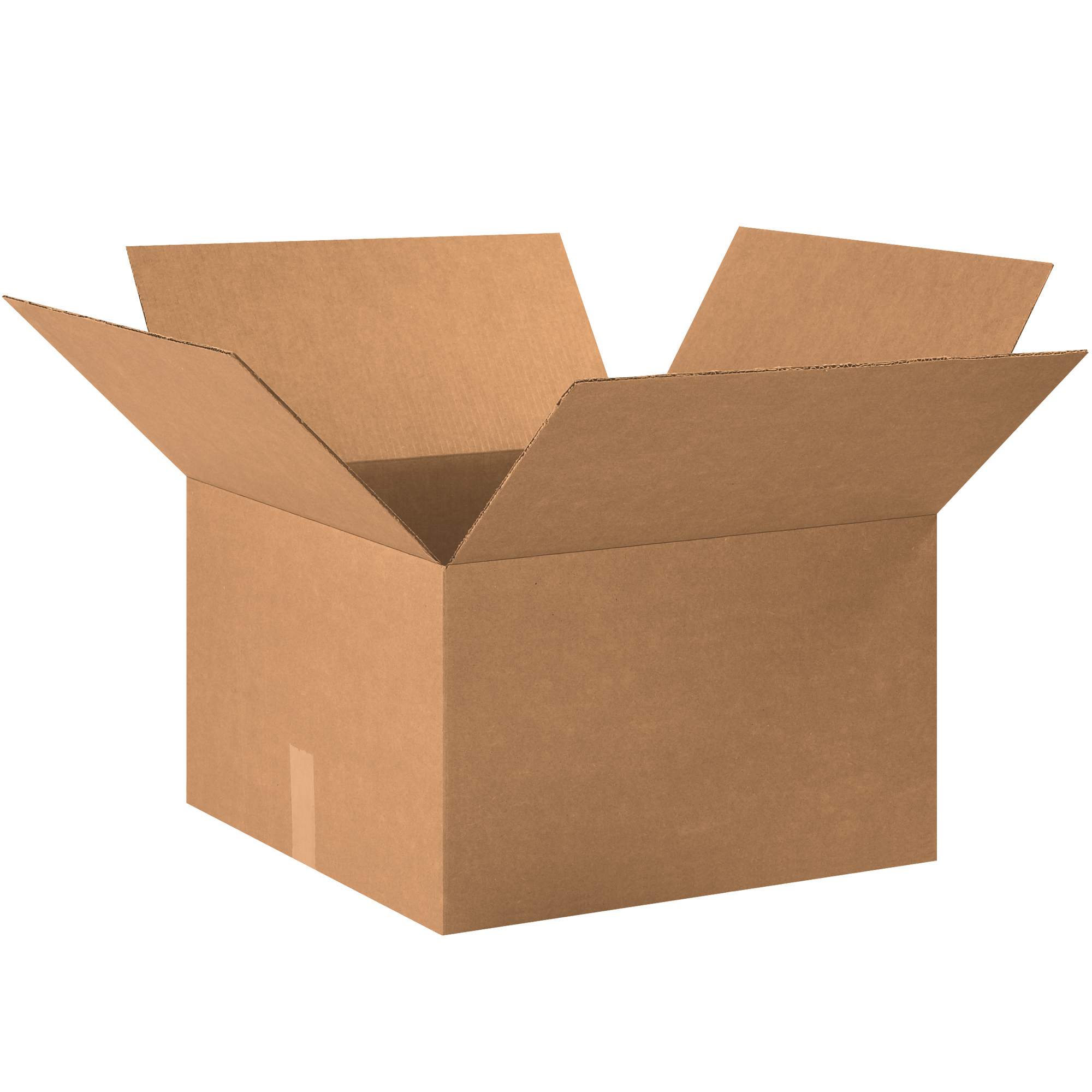 Corrugated Boxes, 20" x 20" x 12", Kraft, 15/Bundle; 150/Skid