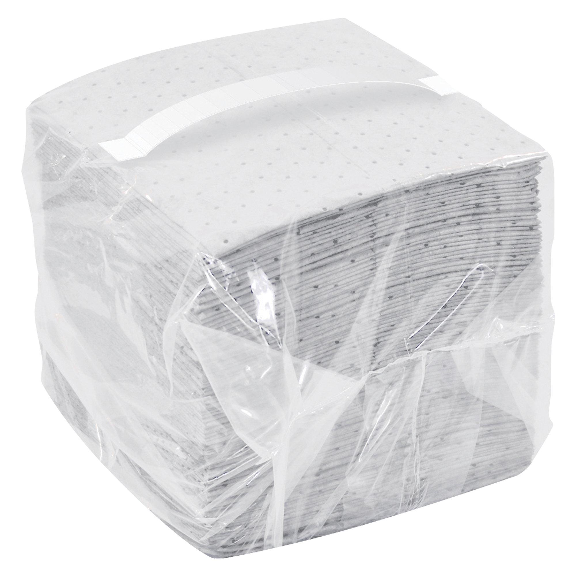 Oil Only Sorbent Pads, 16 x 18", Heavy, Gray, 100/Case