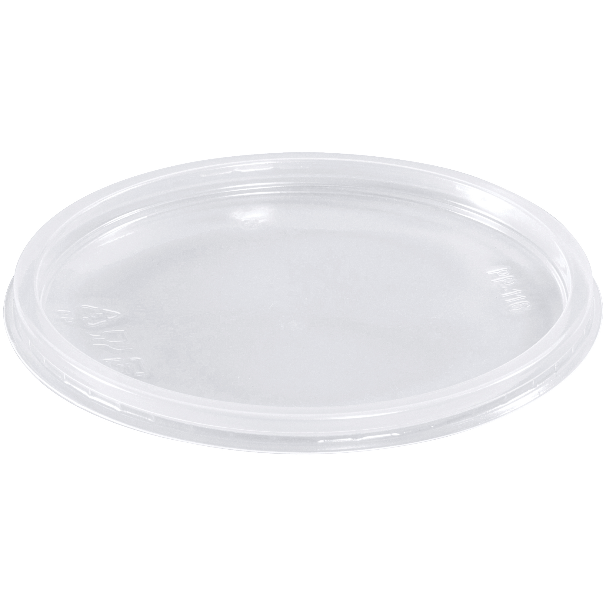 Deli Container Lids for 8, 12, 16 and 32 oz., 4 1/2", Clear, 500/Case
