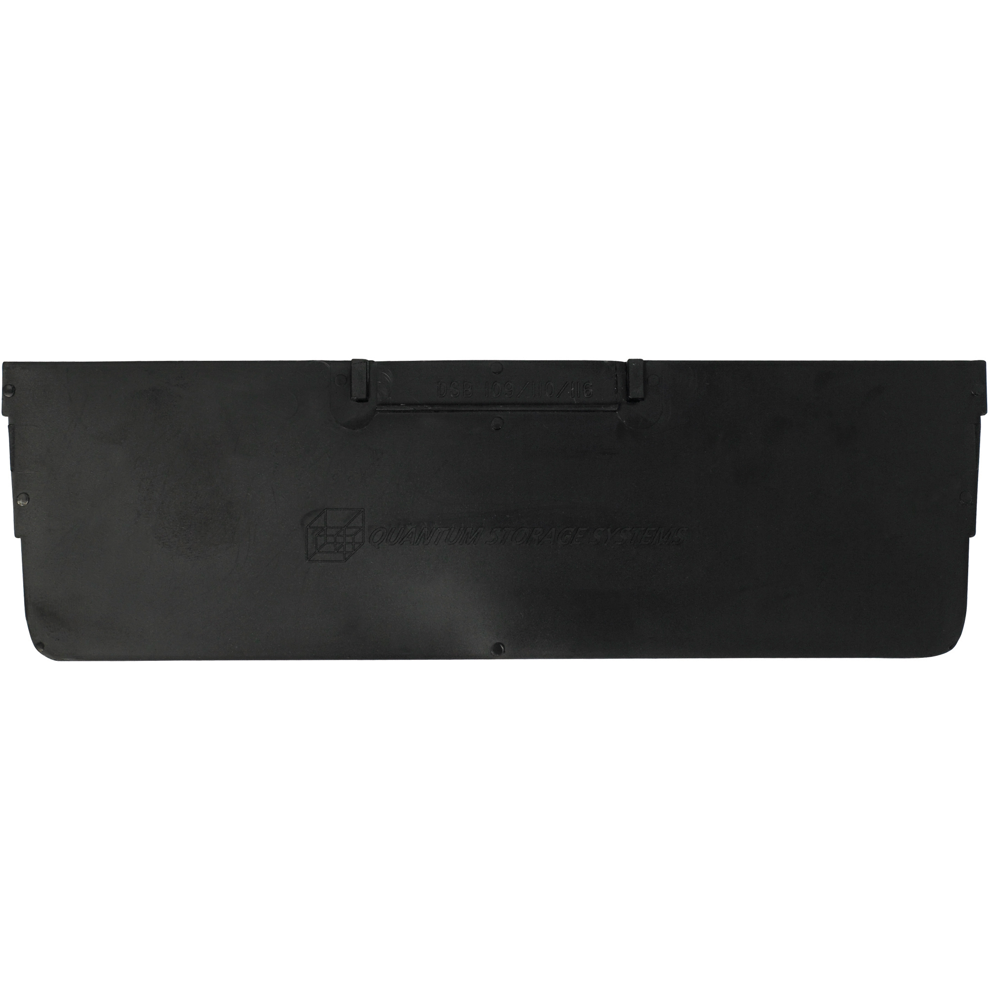 Plastic Shelf Bin Dividers, 9 7/8" x 3", Black, 50/Case