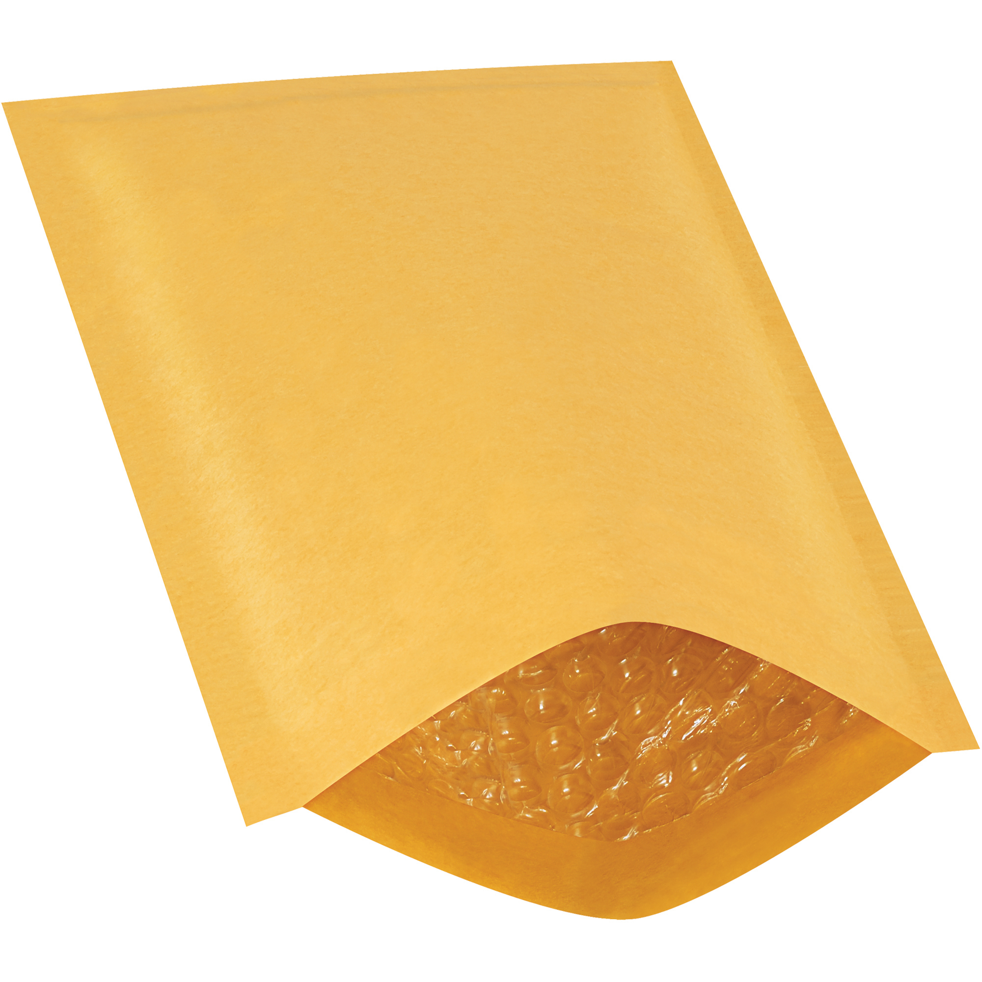Heat-Seal Bubble Mailers, #0, 6" x 10", Kraft, 25/Case