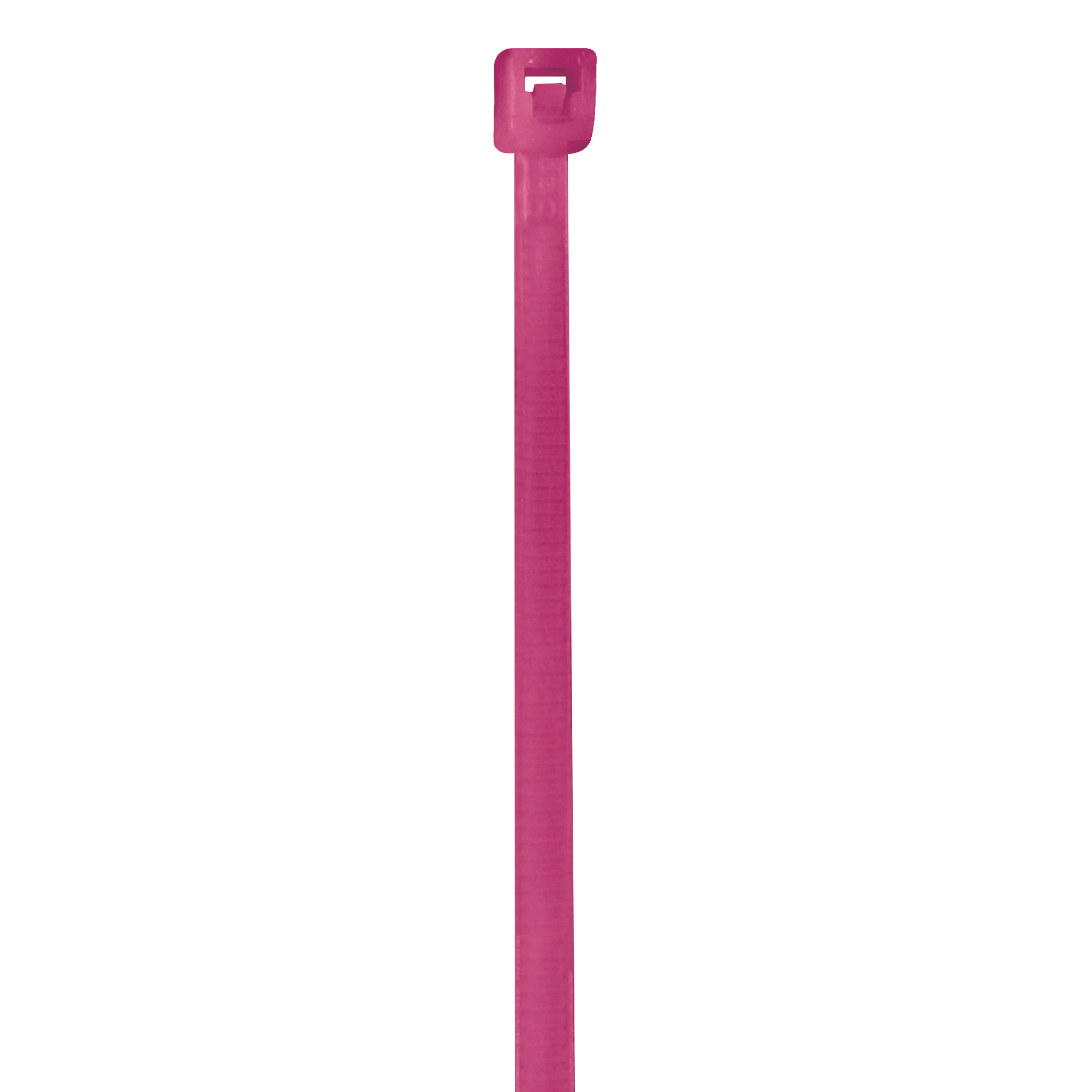 Colored Cable Ties, 18#, 4", Fluorescent Pink, 1000/Case